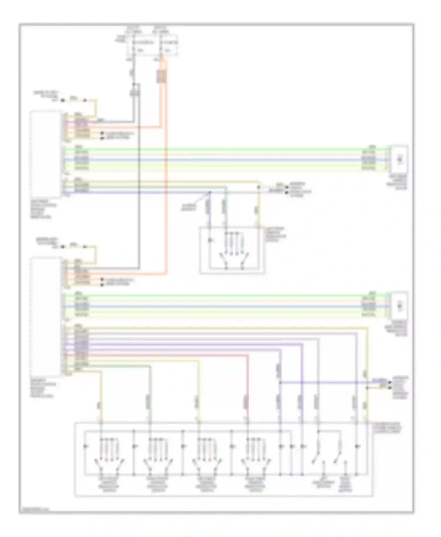 Wiring diagram yel/grn for Audi S6 C6 (2006-2008) (4 of 6)