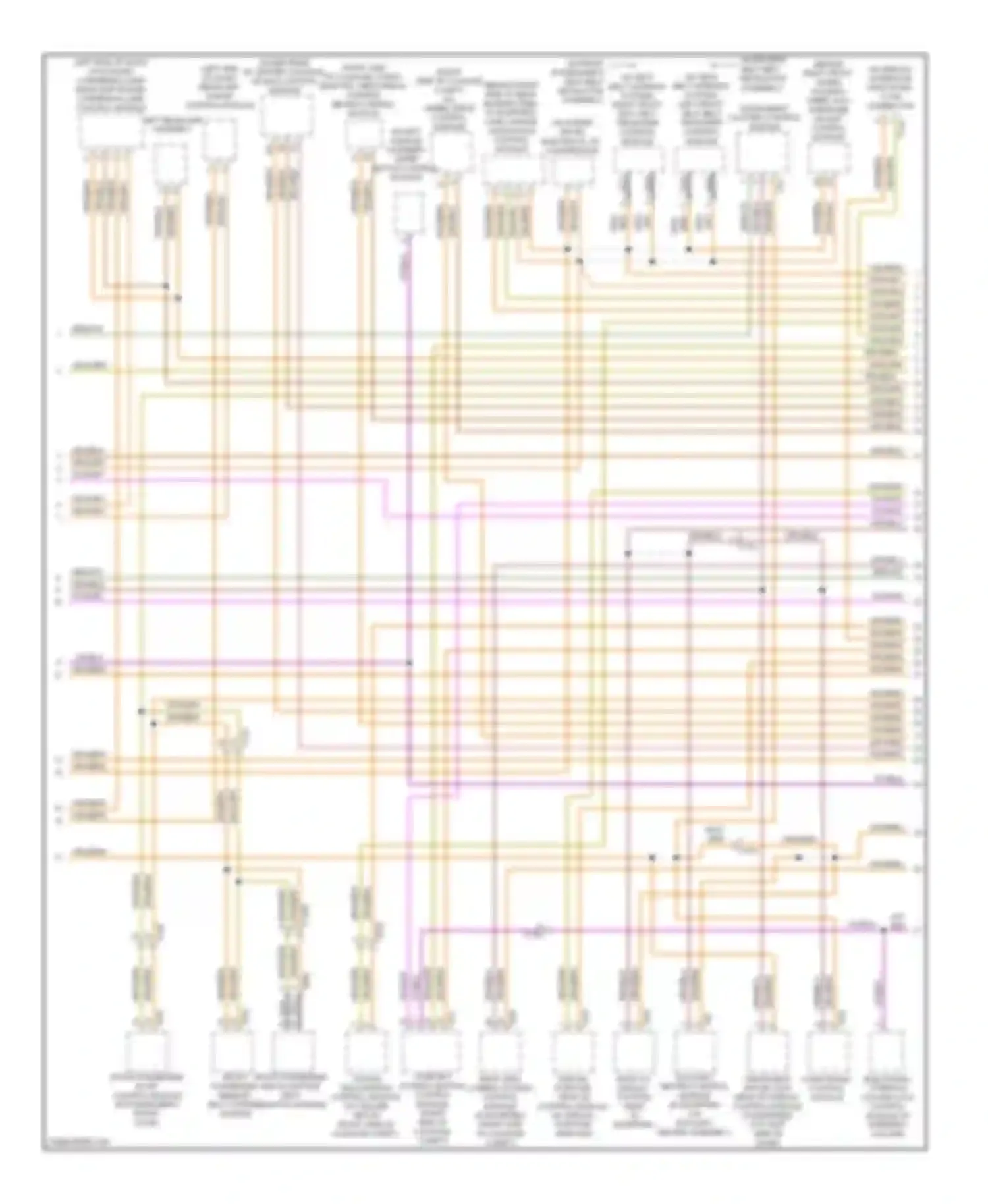 S6 Audi C7 (2012-2014): Computer data lines circuit (2 of 4)