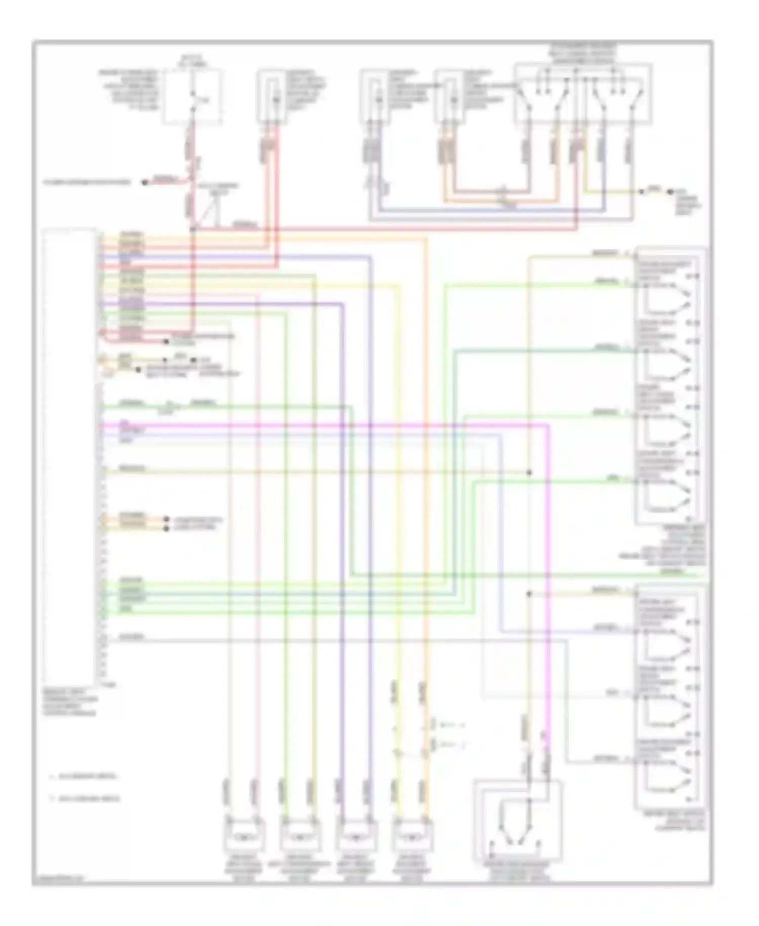 S6 Audi C7 (2012-2014): Memory seat circuit (1 of 4)