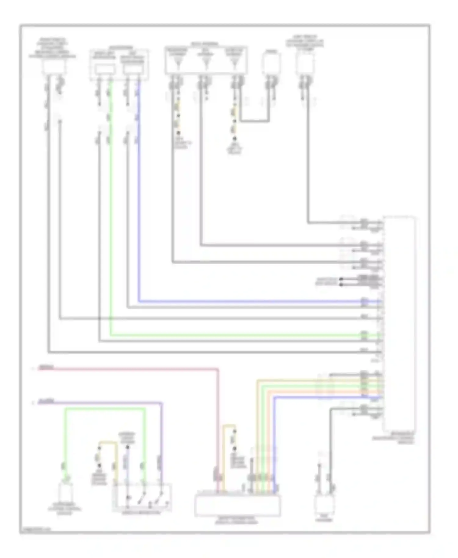 S6 Audi C7 (2012-2014): Navigation circuit, with navigation plus (2 of 2)