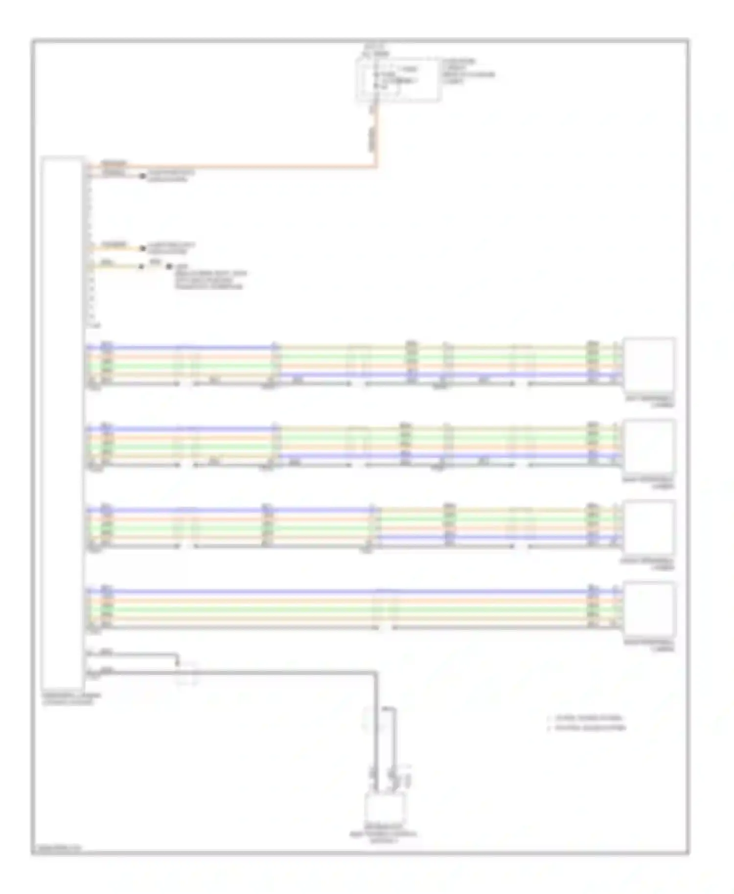 S6 Audi C7 (2012-2014): Peripheral camera circuit