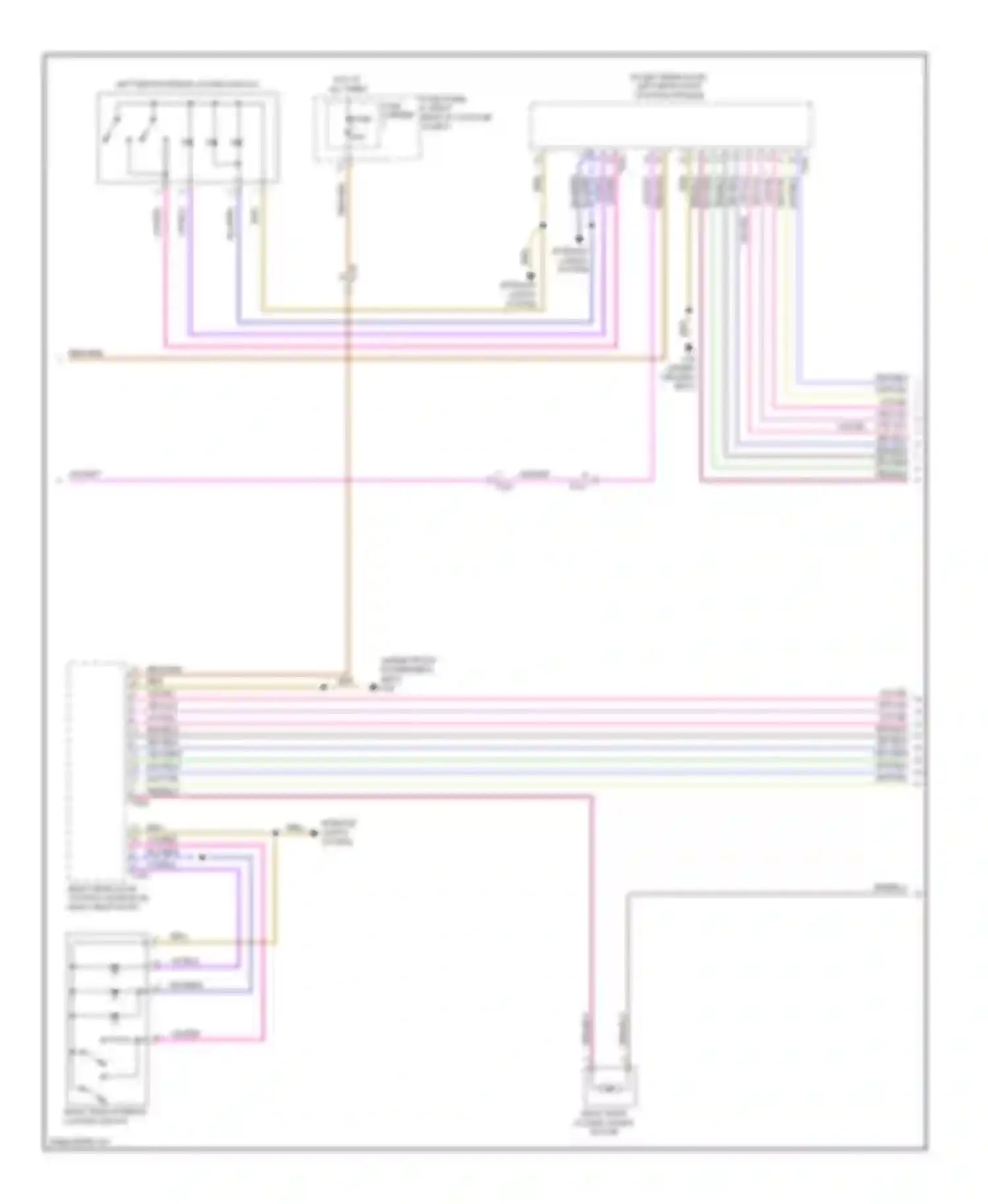 S6 Audi C7 (2012-2014): Power door locks circuit (2 of 6)