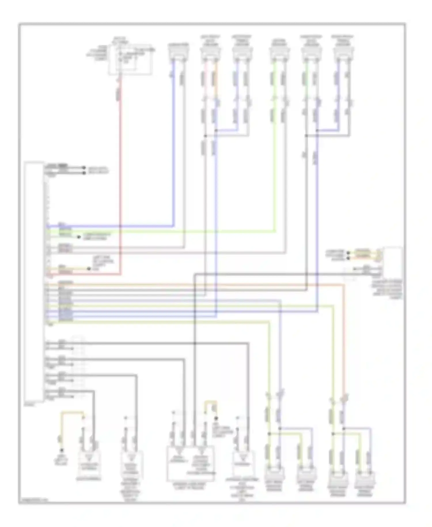 S6 Audi C7 (2012-2014): Radio circuit, basic