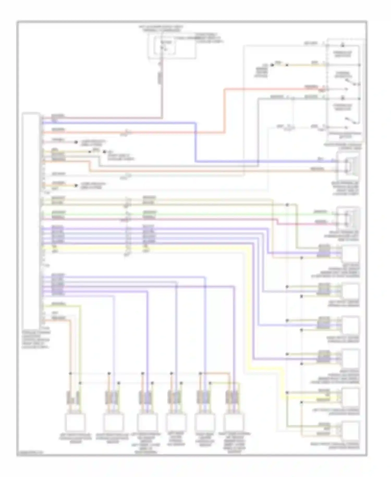 Wiring diagram blk/wht for Audi S6 C7 (2012-2014) (17 of 26)