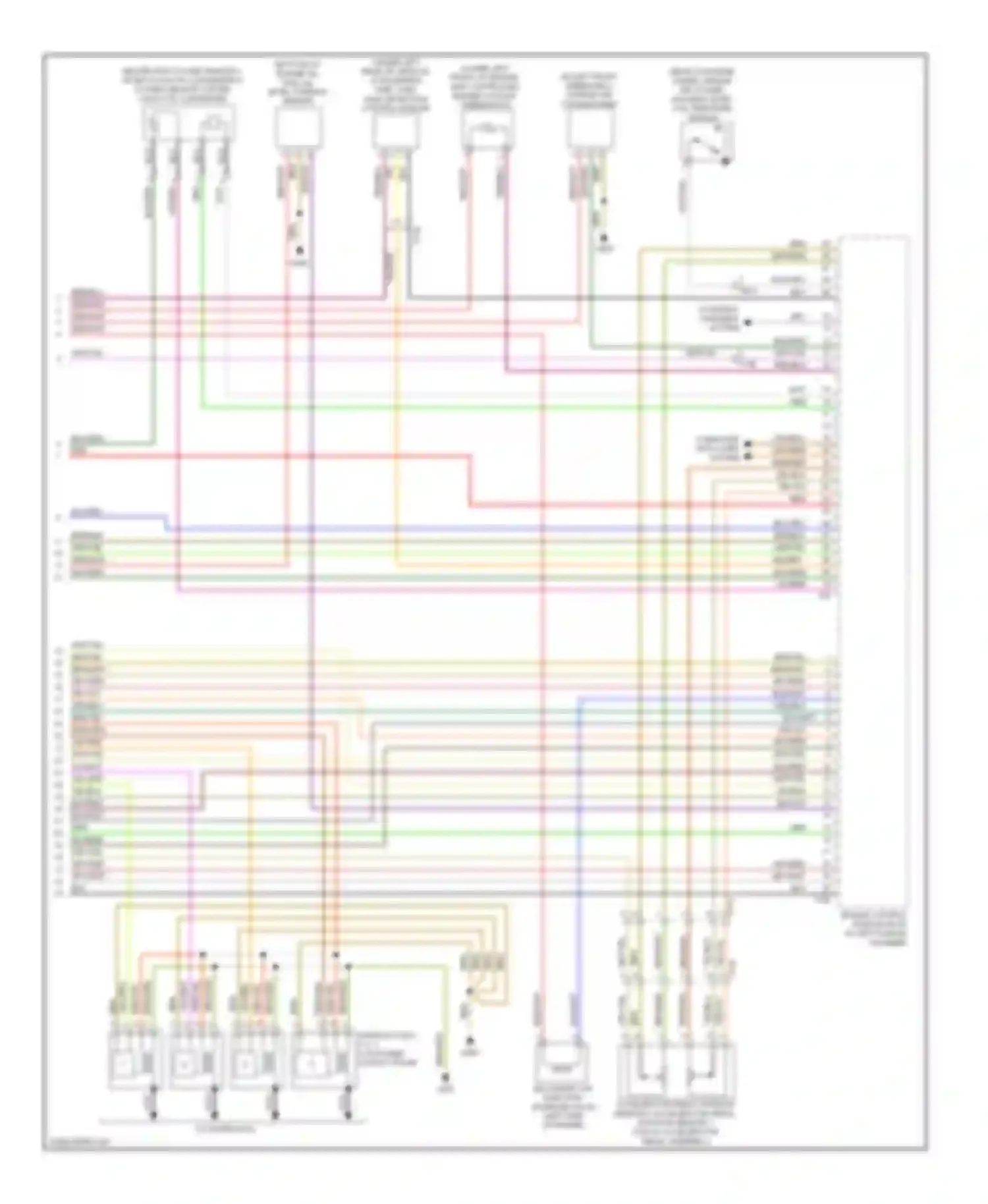 Wiring diagram blk/wht for Audi S6 C7 (2012-2014) (8 of 26)