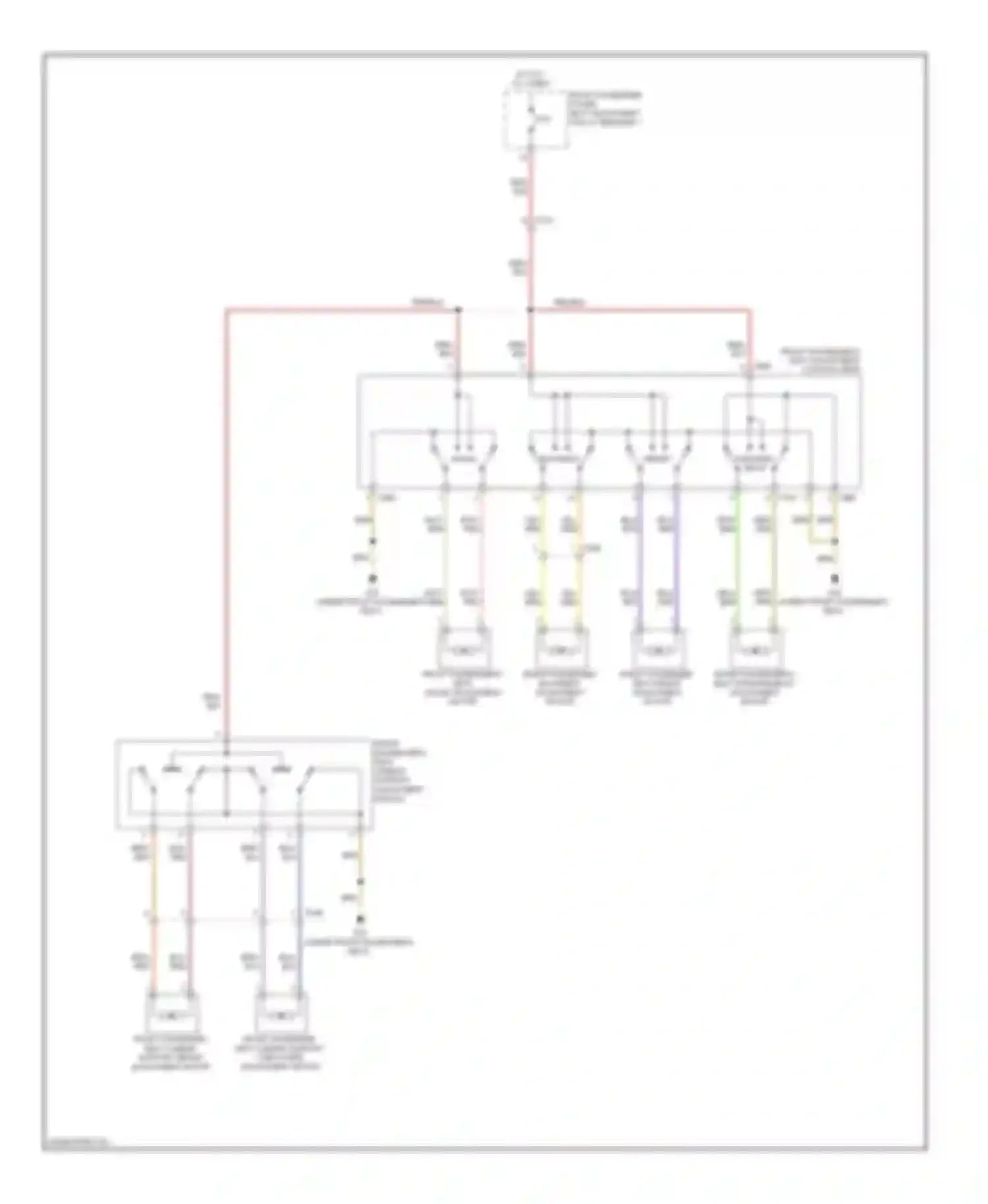 Wiring diagram forward /back for Audi S6 C7 (2012-2014) (1 of 1)