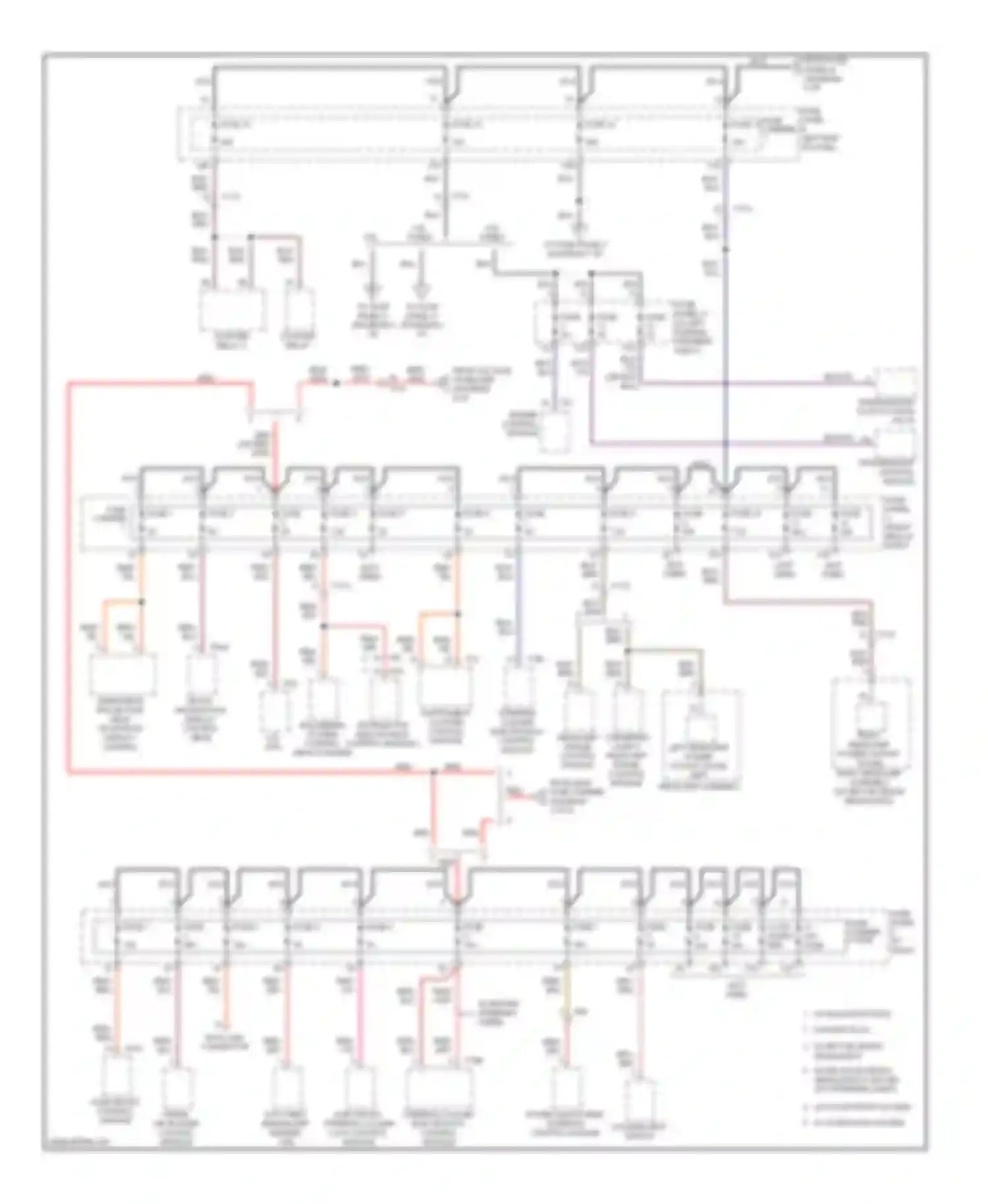 Wiring diagram front information display control head for Audi S6 C7 (2012-2014) (5 of 6)