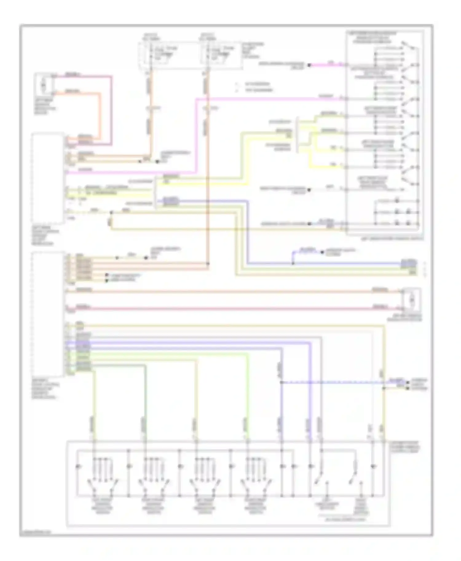Wiring diagram fuse 4 carrier for Audi S6 C7 (2012-2014) (1 of 1)