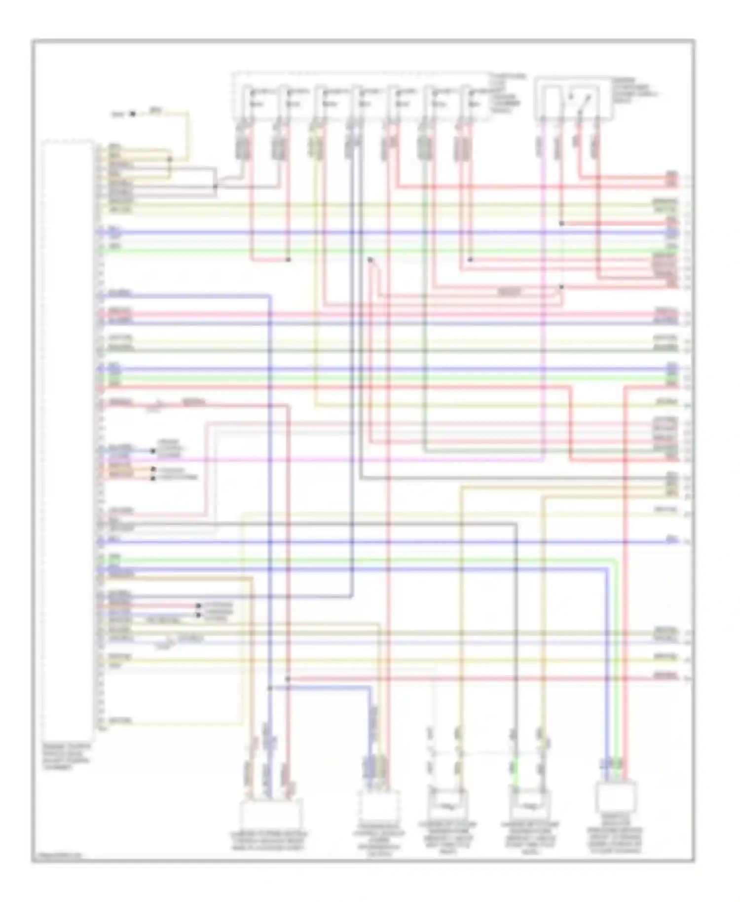 Wiring diagram fuse 1 for Audi S6 C7 (2012-2014)