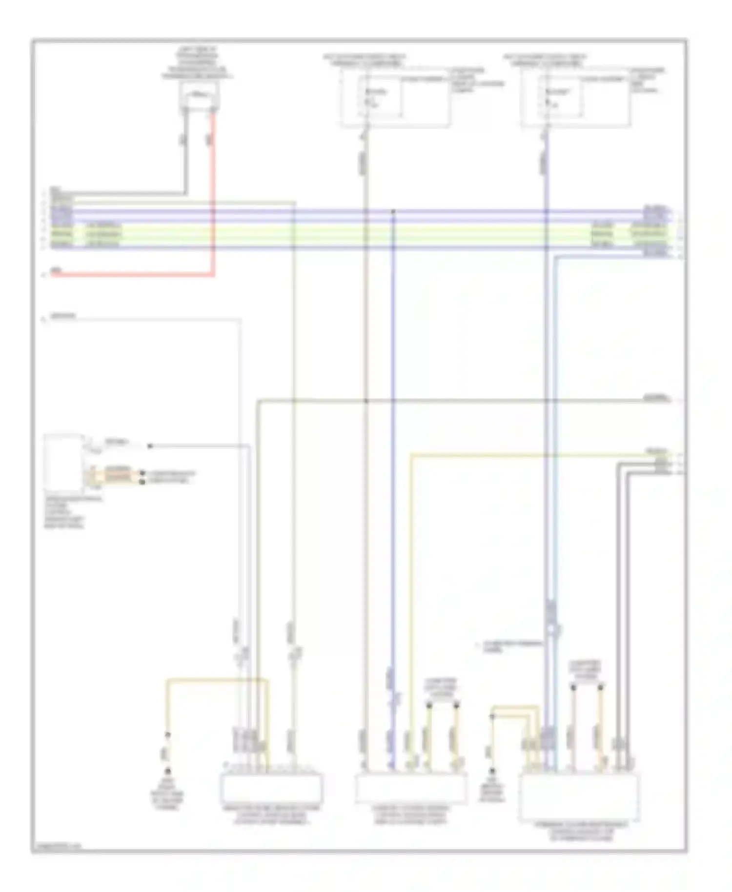 Wiring diagram fuse panel c (right end for Audi S6 C7 (2012-2014) (1 of 1)