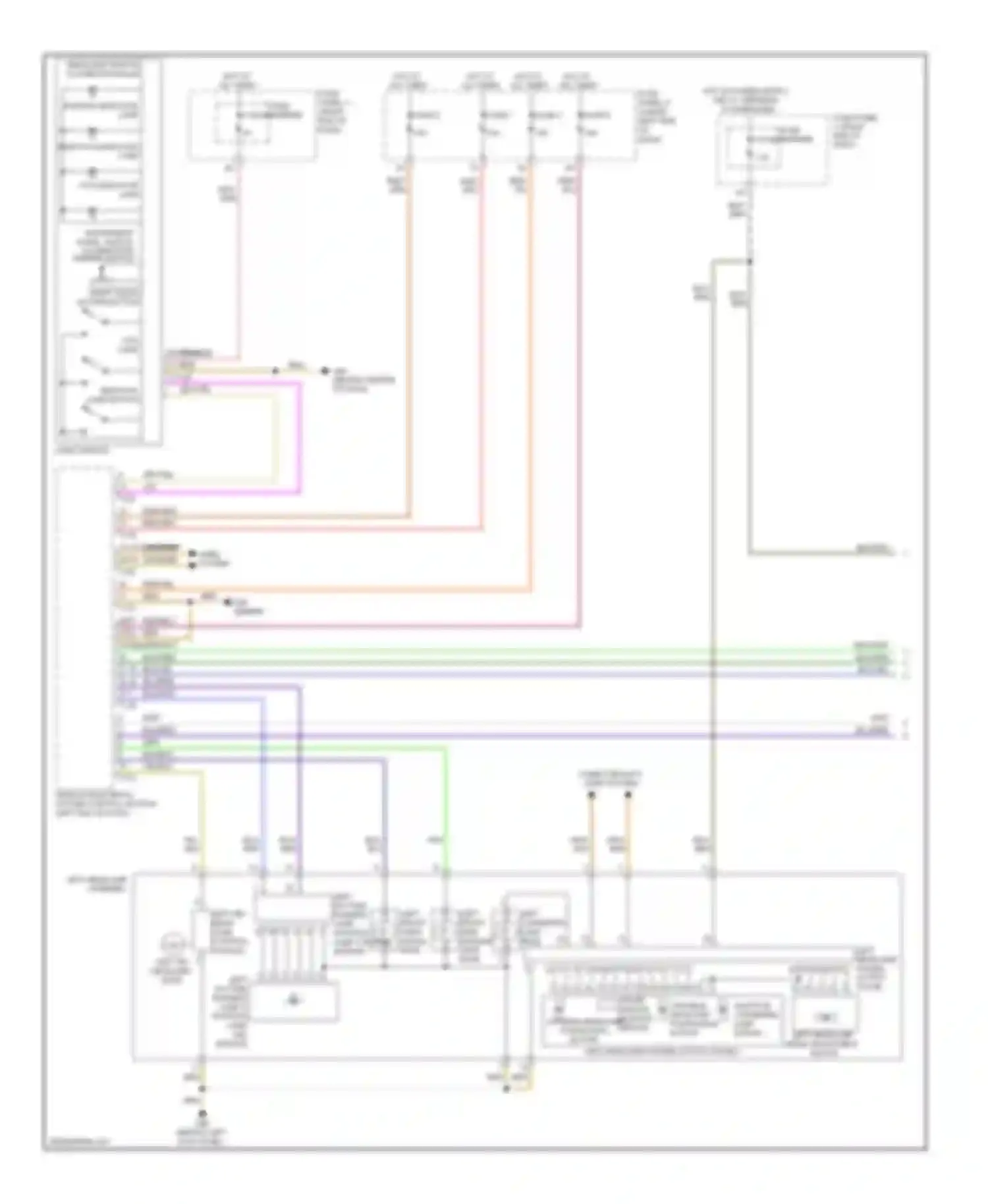 Wiring diagram fuse carrier 2 fuse 8 for Audi S6 C7 (2012-2014)