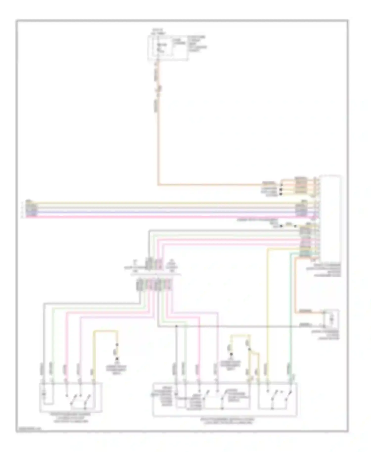 Wiring diagram fuse carrier for Audi S6 C7 (2012-2014)