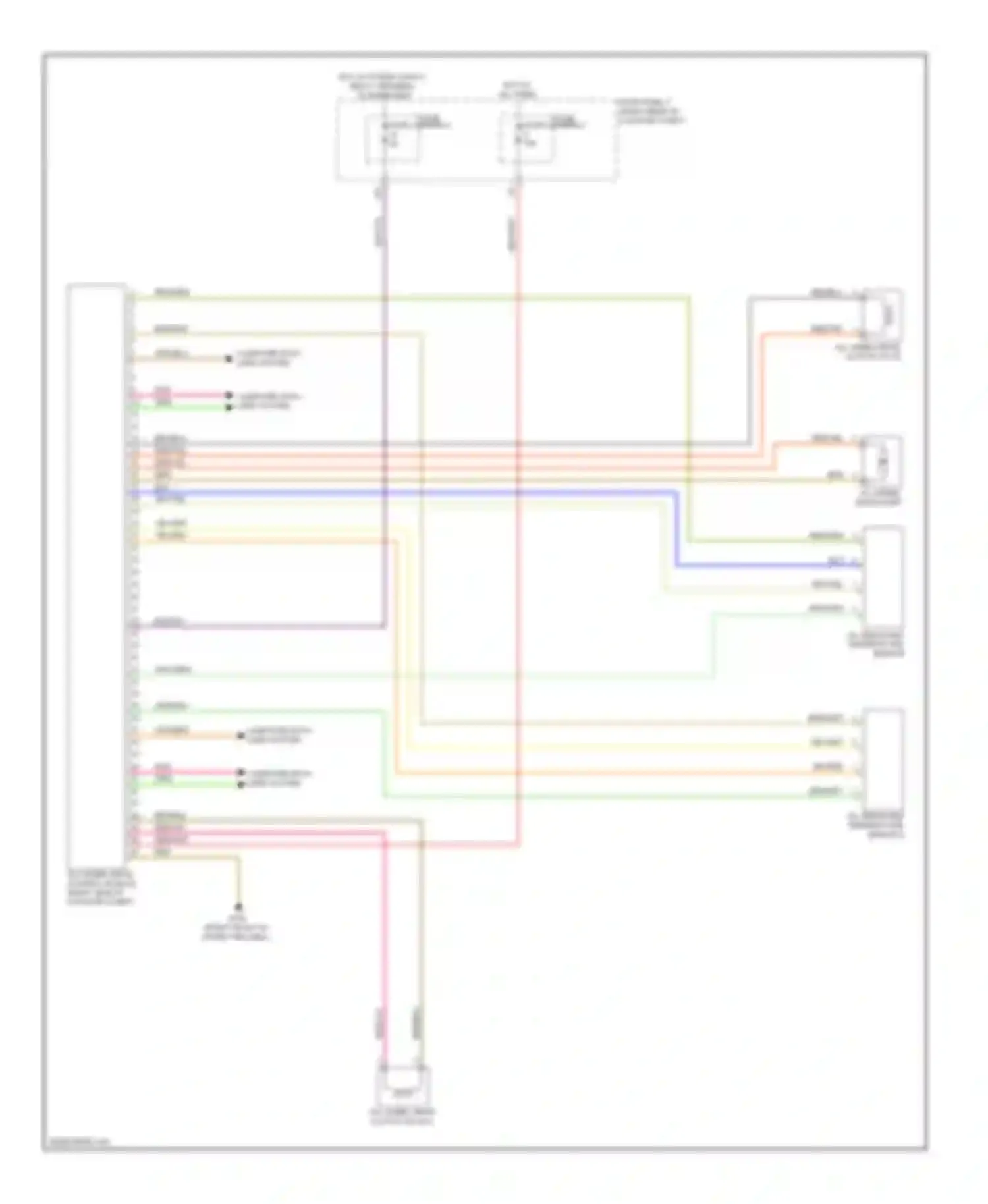 Wiring diagram fuse carrier 5 for Audi S6 C7 (2012-2014)