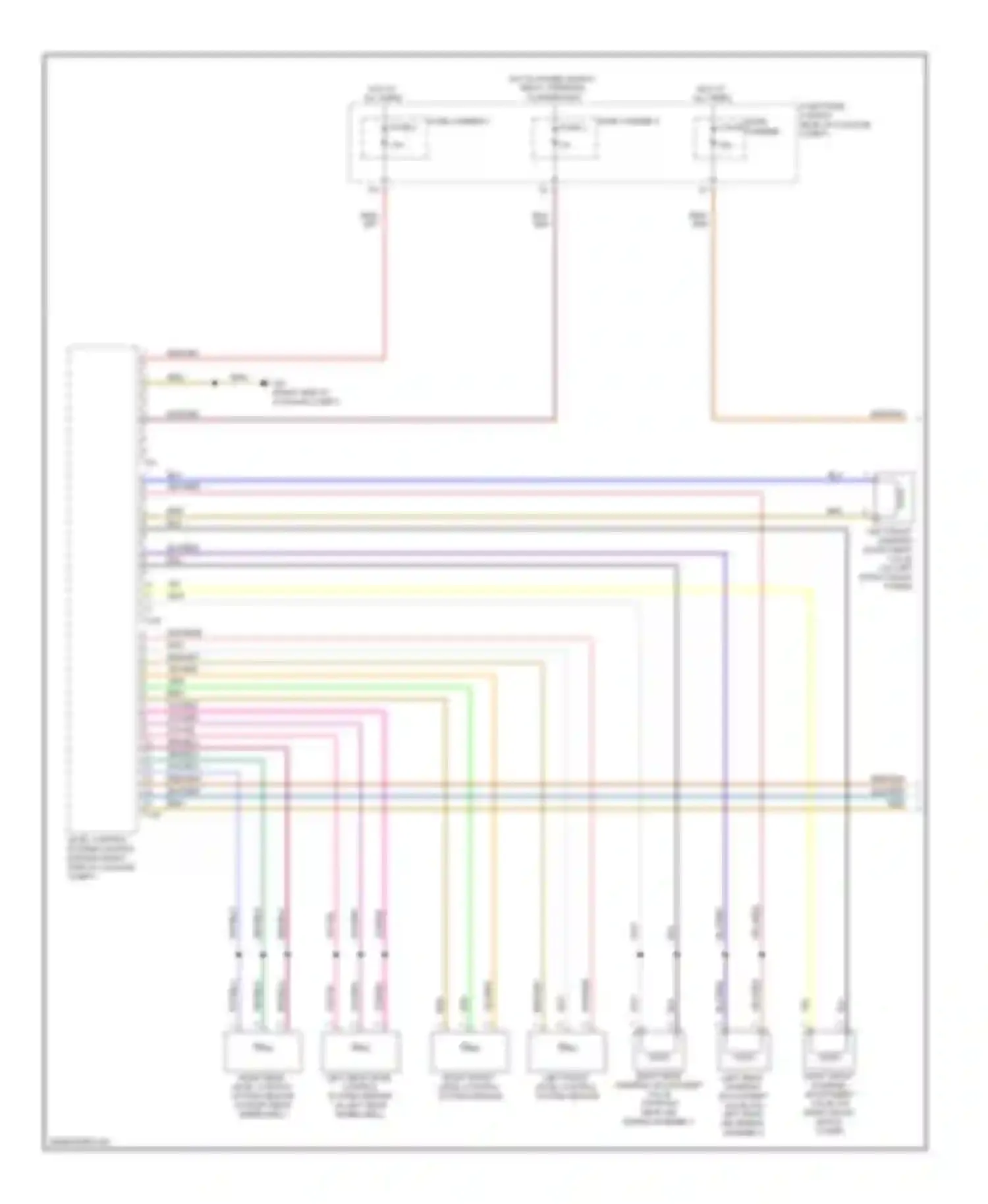 Wiring diagram fuse carrier 2 for Audi S6 C7 (2012-2014)