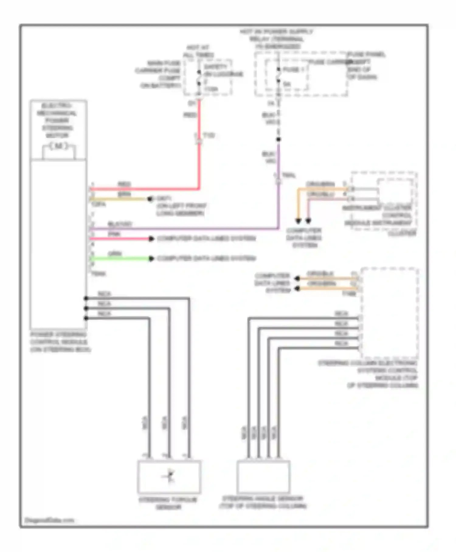 Wiring diagram fuse 1 for Audi S6 C7 (2012-2014)