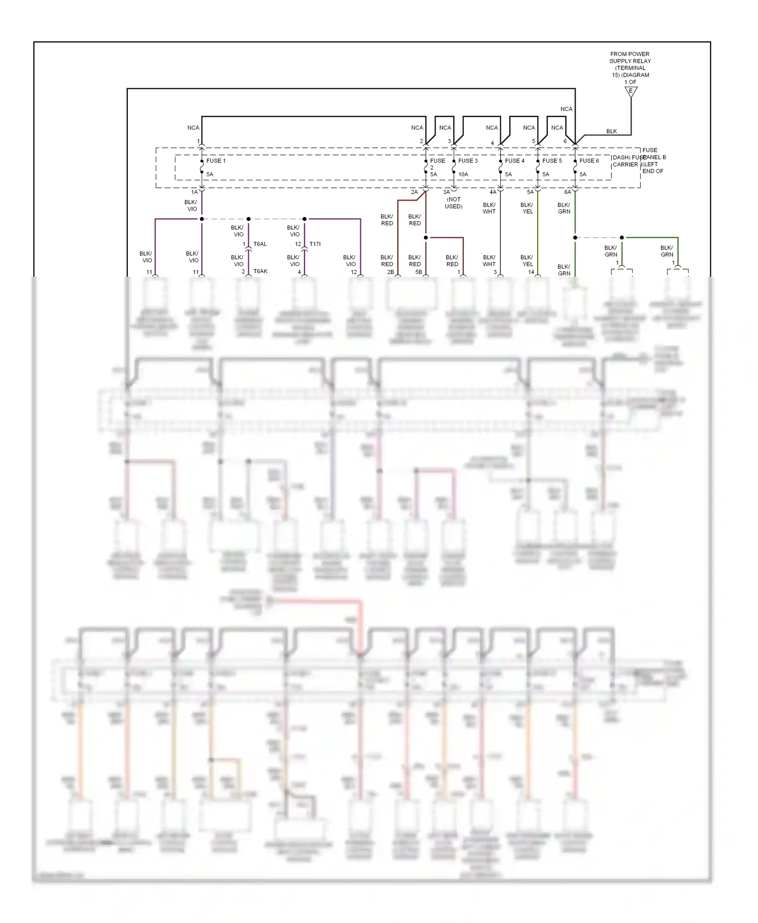 Audi S6 C7 (2012-2014) image processing control module (w/ acc) wiring diagram  (1 of 1)