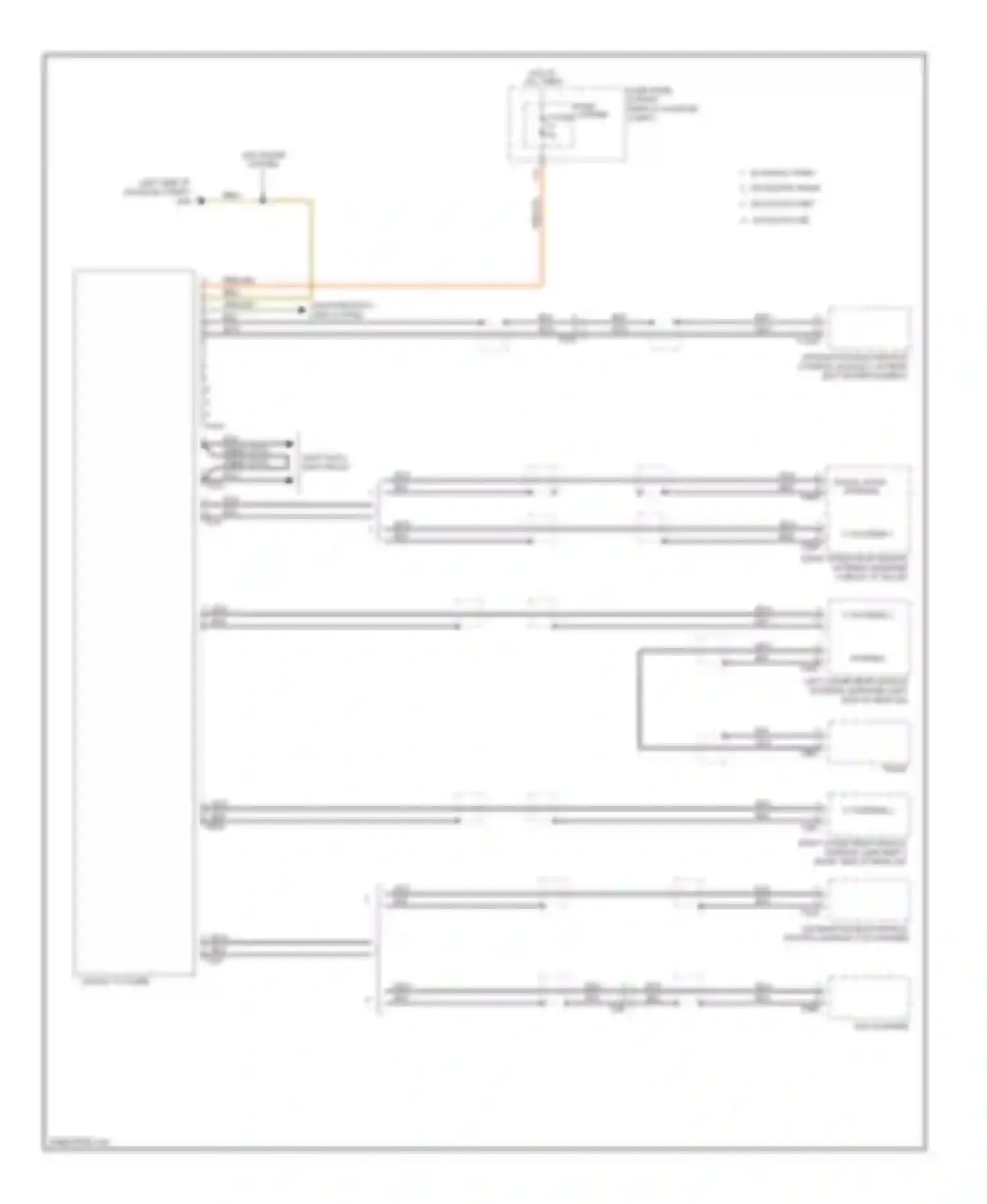 Wiring diagram information electronics control module 1/cd changer for Audi S6 C7 (2012-2014) (1 of 1)
