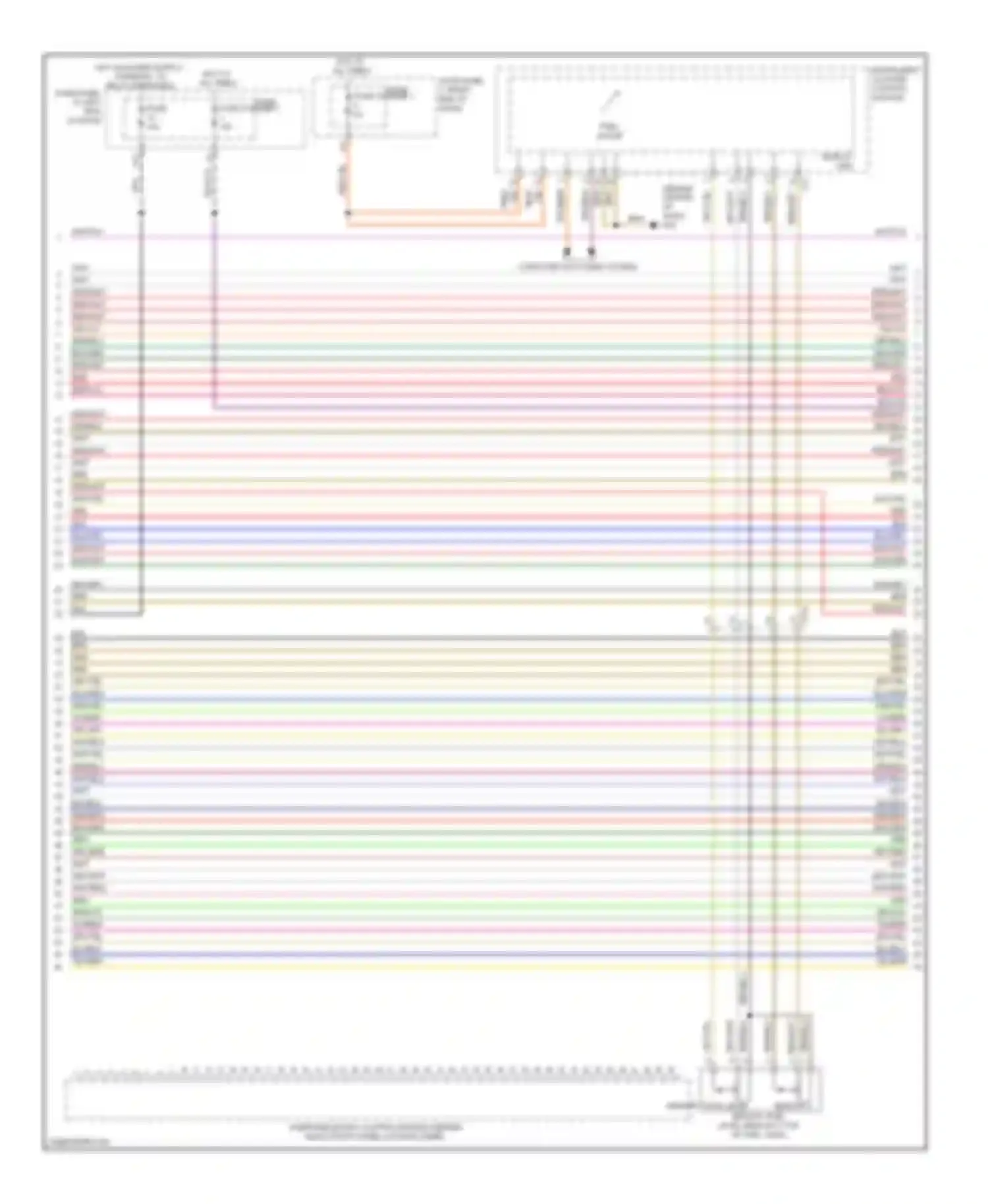 Wiring diagram instrument cluster control for Audi S6 C7 (2012-2014) (1 of 1)