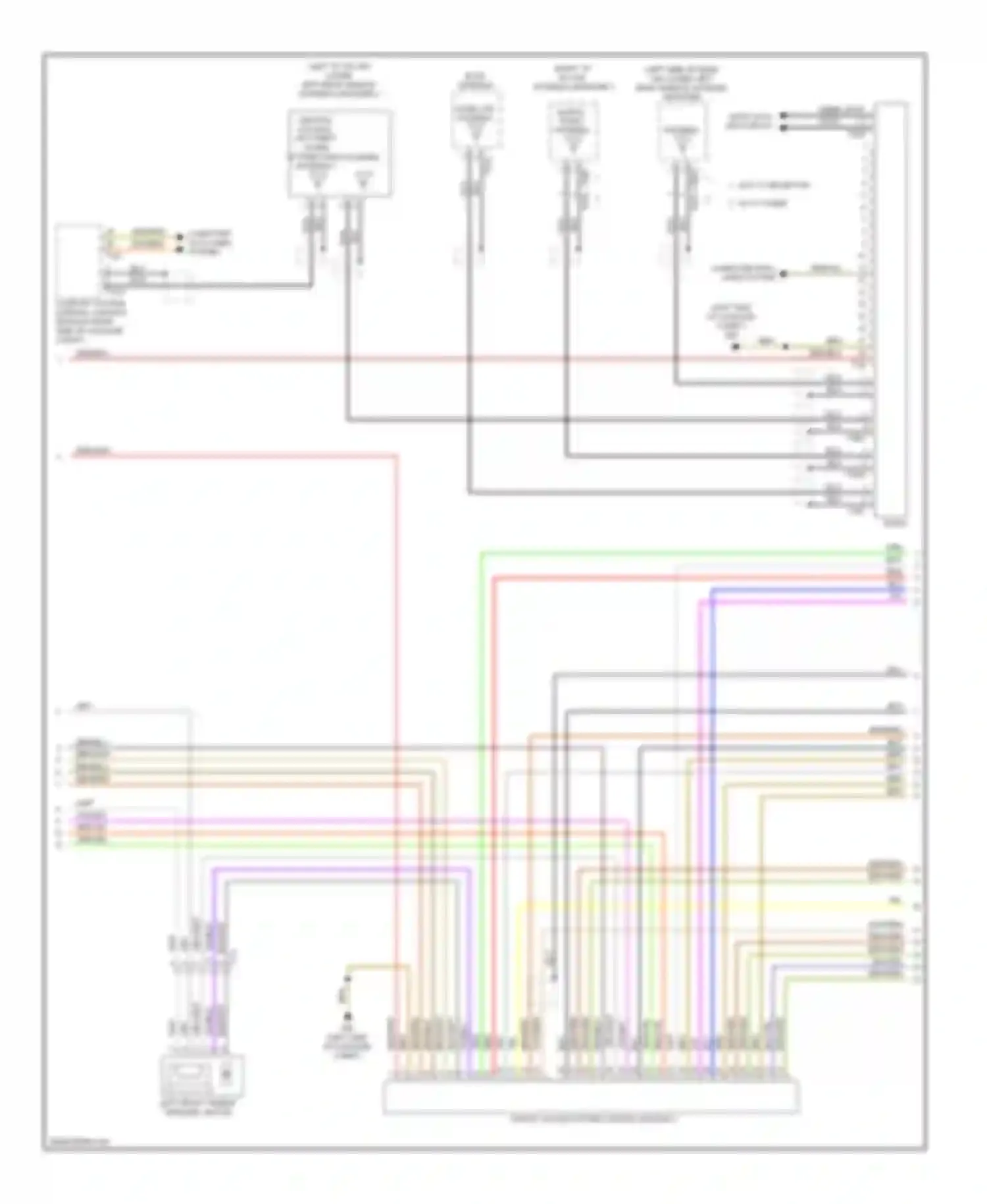 Wiring diagram digital radio antenna for Audi S6 C7 (2012-2014)