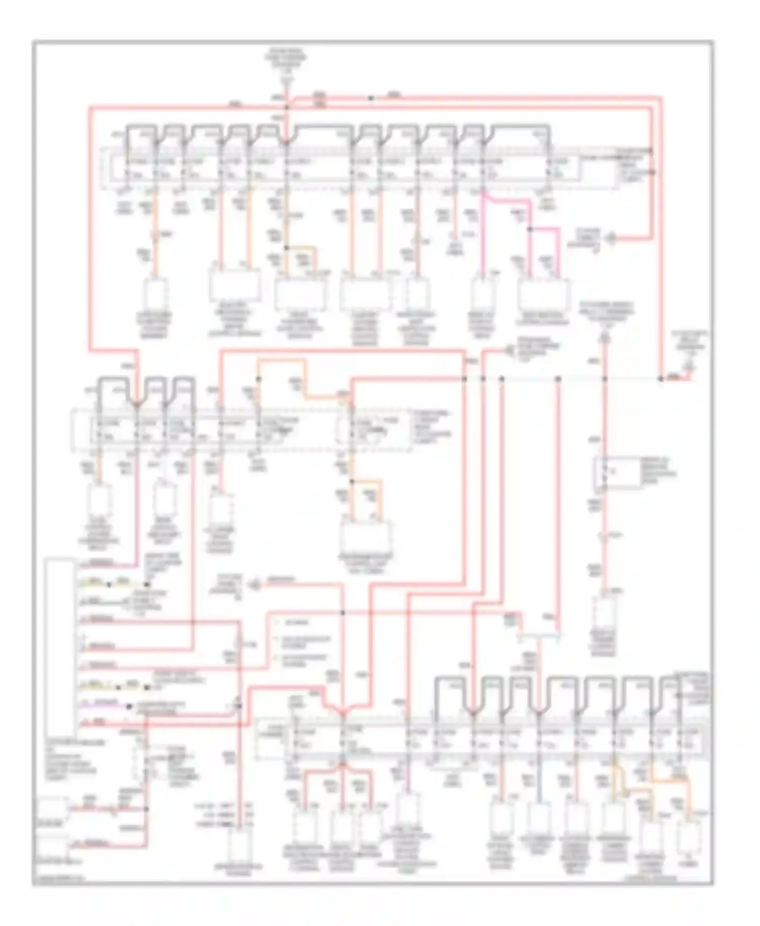 Wiring diagram rear a/c display control head for Audi S6 C7 (2012-2014) (4 of 5)