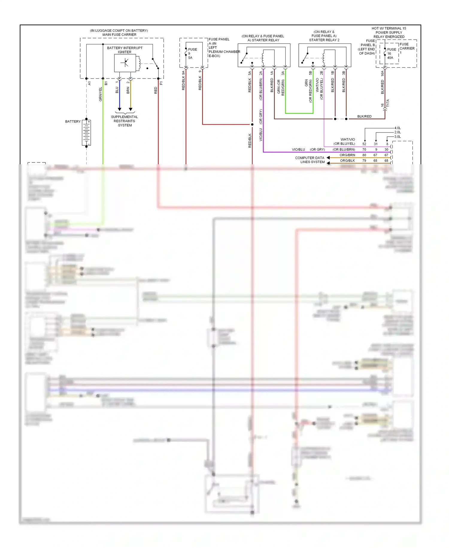 Audi S6 C7 (2012-2014) selector lever sensor system control module (base of shift lever assembly) wiring diagram  (5 of 5)