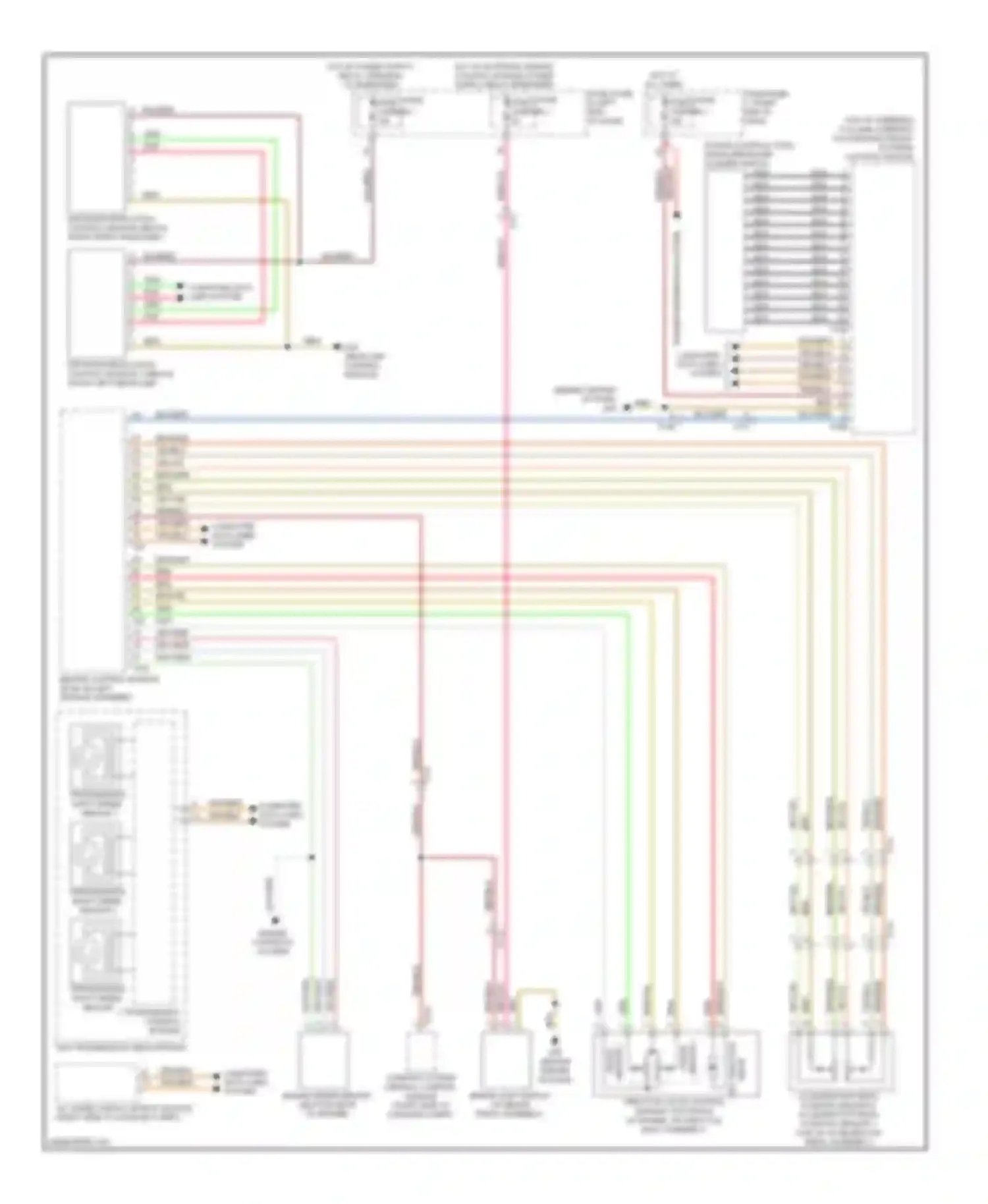 Wiring diagram sensor 2 for Audi S6 C7 (2012-2014) (1 of 4)