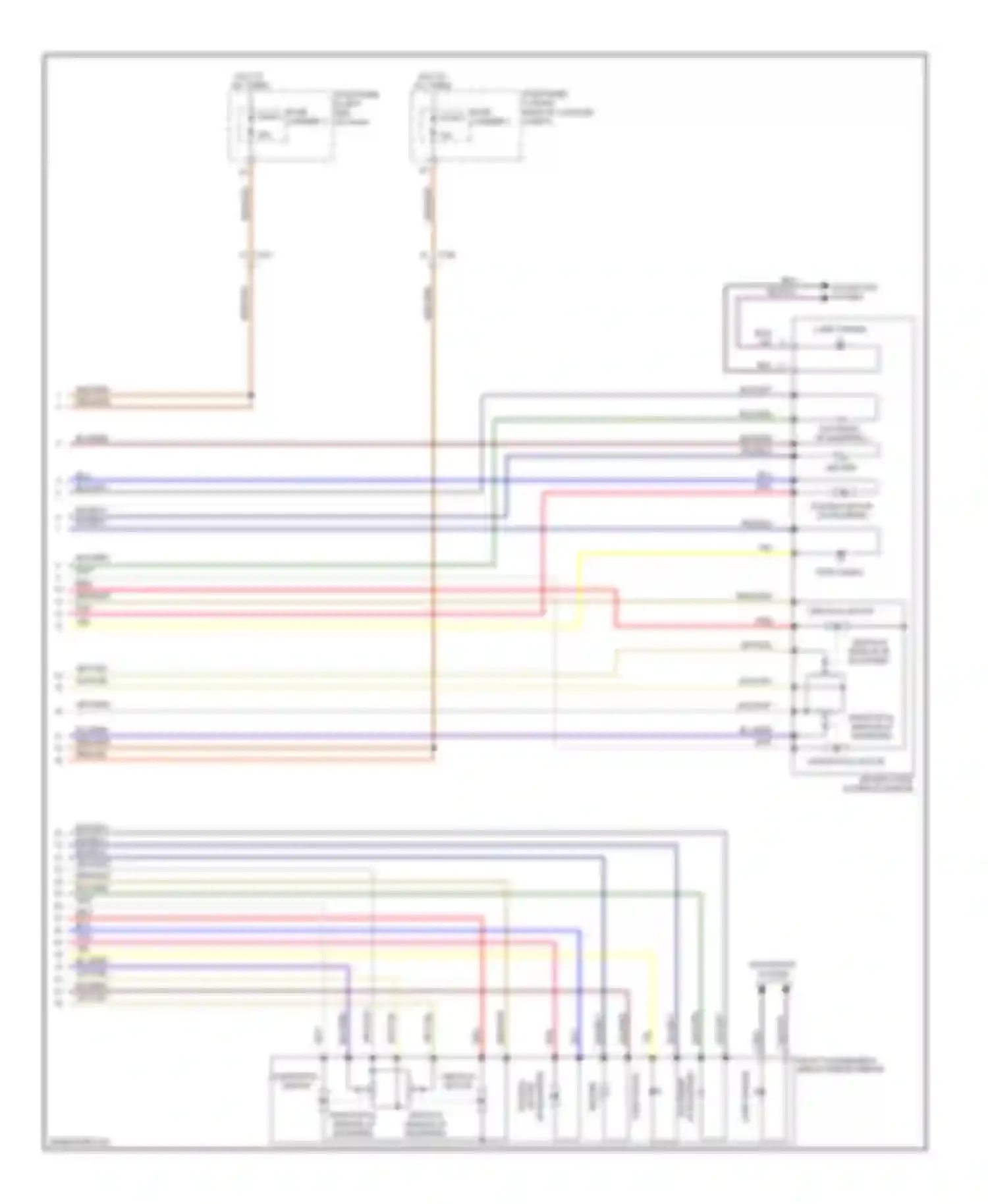 Wiring diagram vertical motor for Audi S6 C7 (2012-2014) (1 of 1)