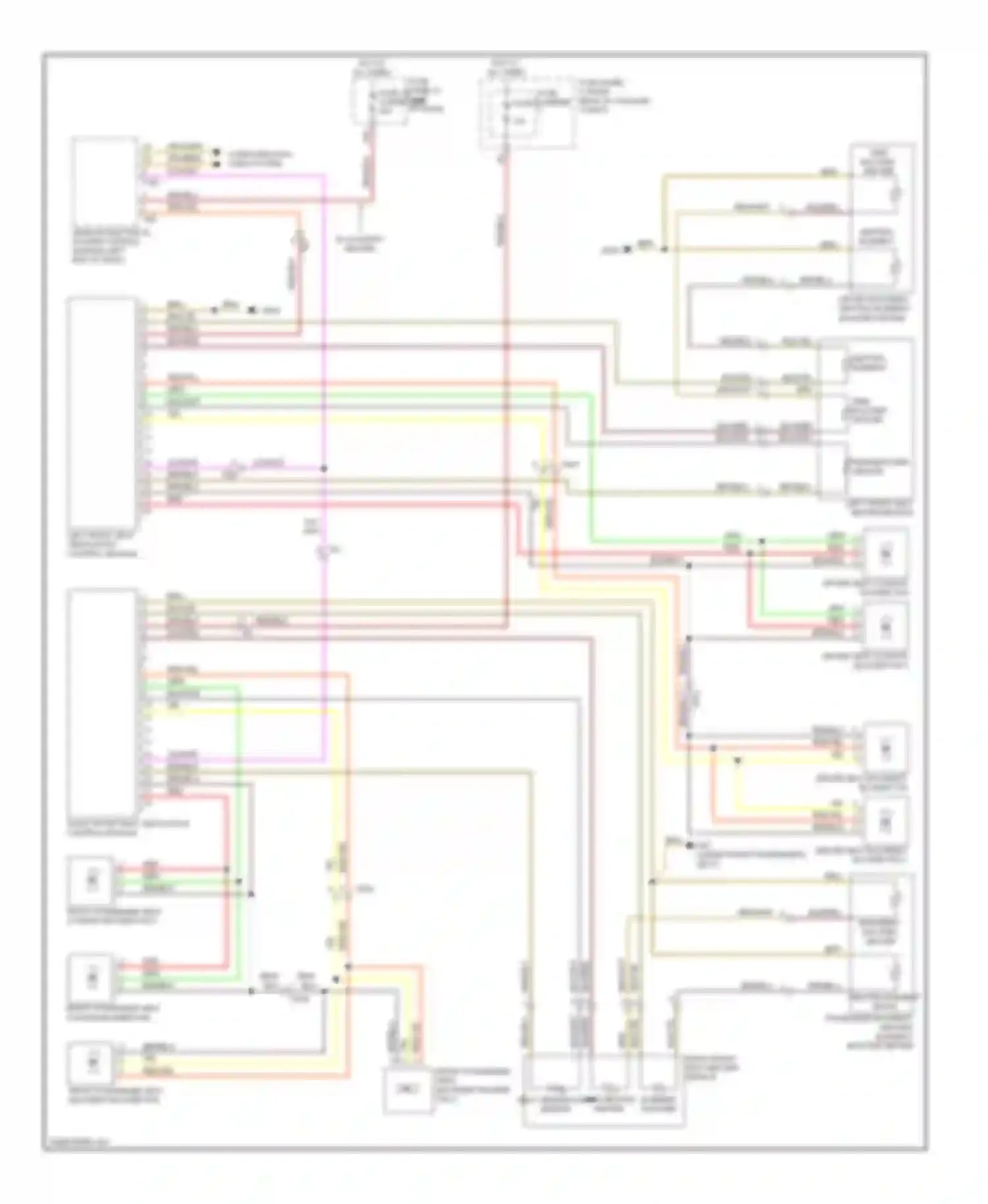 Wiring diagram w/ auxiliary heater for Audi S6 C7 (2012-2014) (3 of 3)