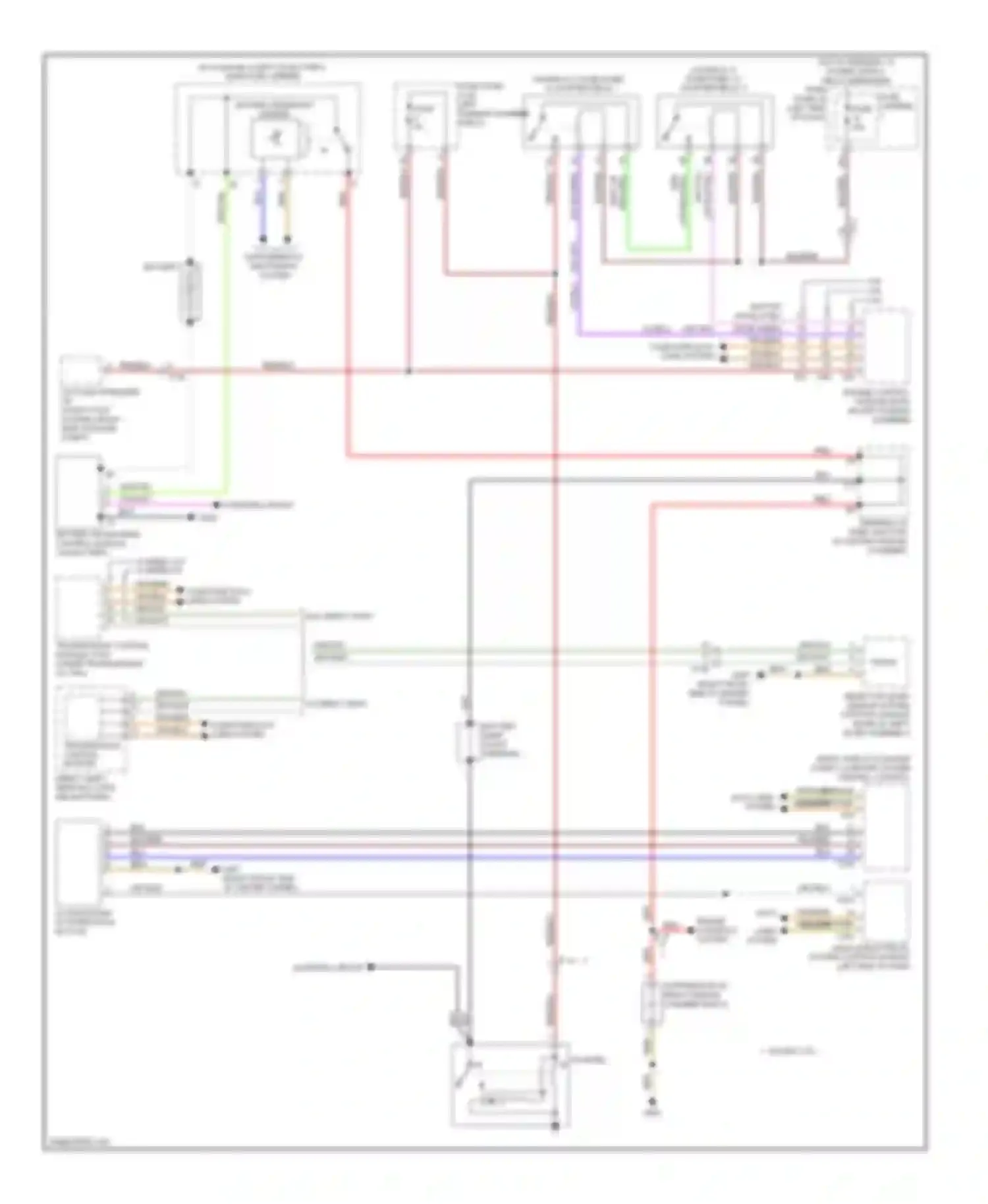 Wiring diagram w/ direct shift for Audi S6 C7 (2012-2014) (1 of 1)