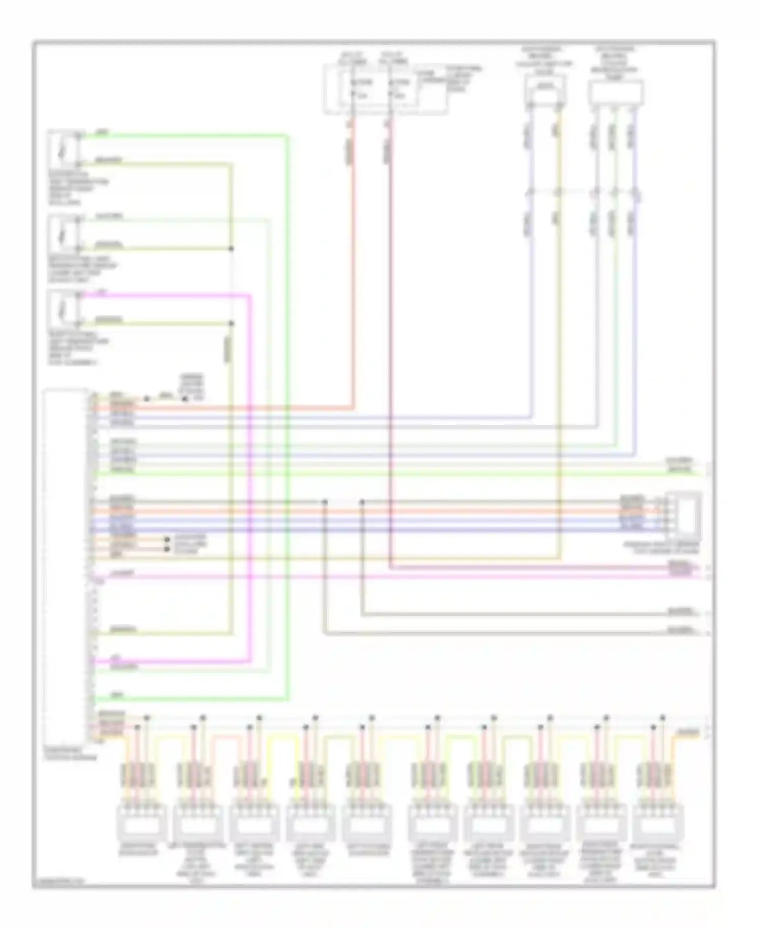 Wiring diagram fuse carrier fuse for Audi S6 C7 (2012-2014)