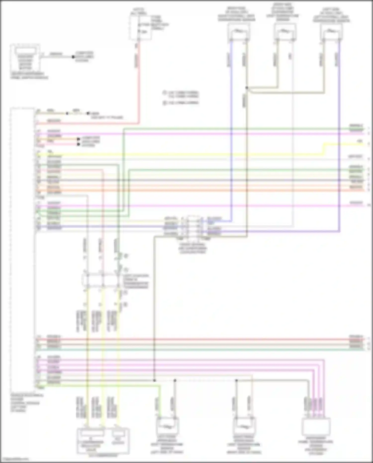S6 Audi C8 (2019-2024): Automatic a/c circuit, w/ climatronic w/o rear controls (1 of 4)