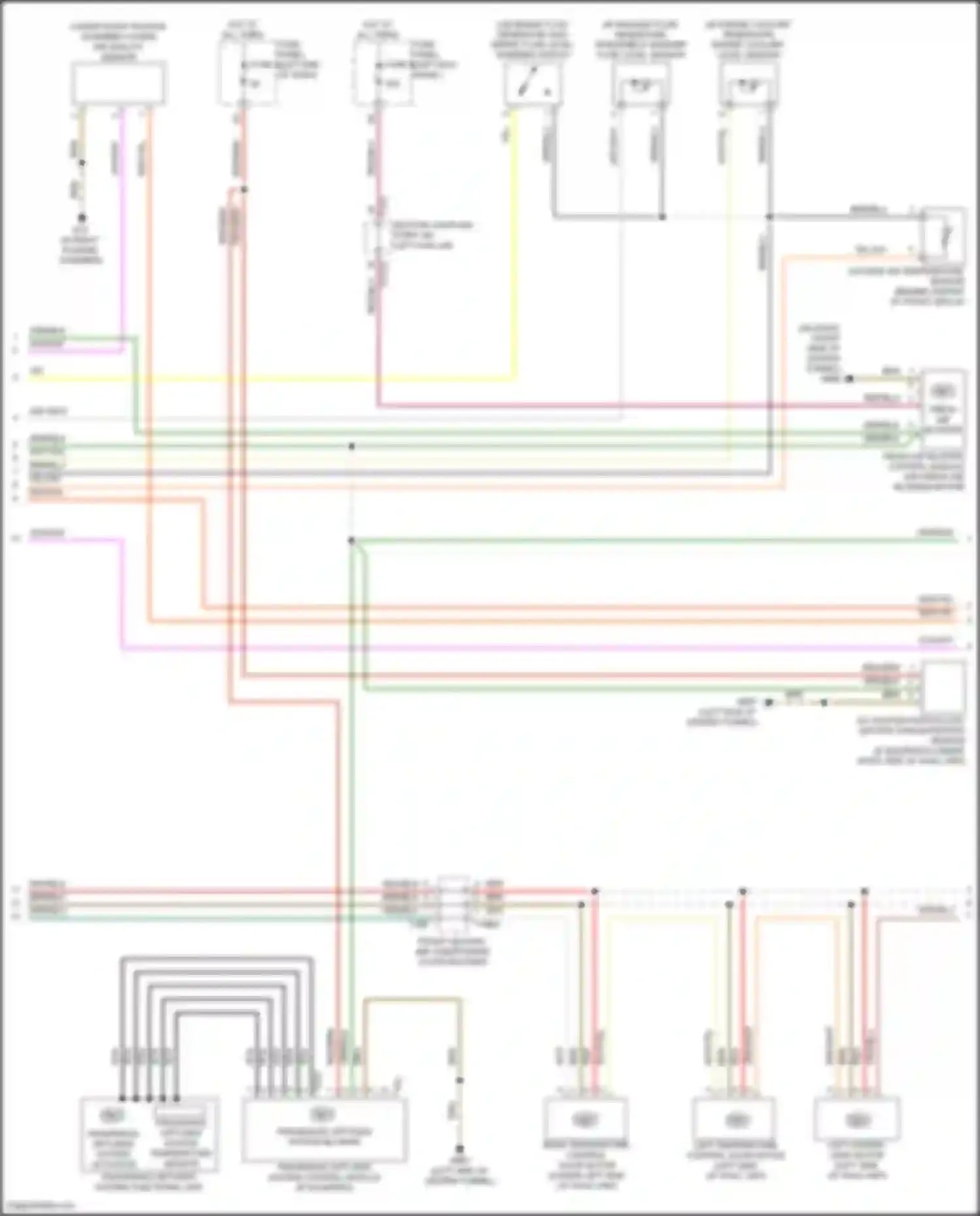 S6 Audi C8 (2019-2024): Automatic a/c circuit, w/ climatronic w/o rear controls (2 of 4)