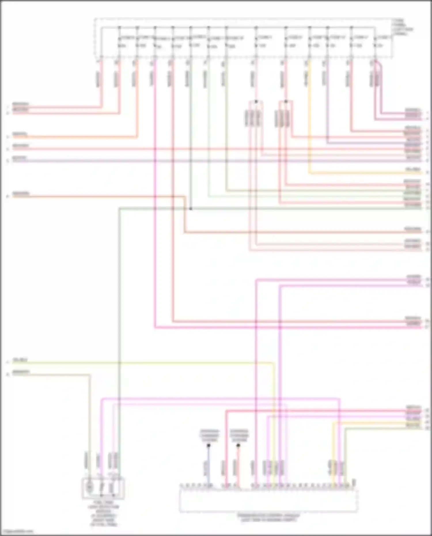 S6 Audi C8 (2019-2024): Wiring diagram engine performance 2.9l turbo hybrid (2 of 12)