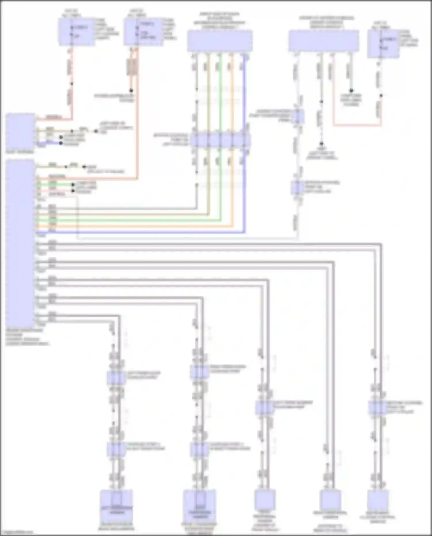 S6 Audi C8 (2019-2024): Peripheral camera circuit