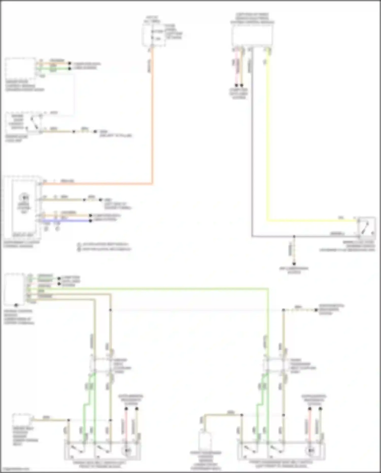 S6 Audi C8 (2019-2024): Chime circuit