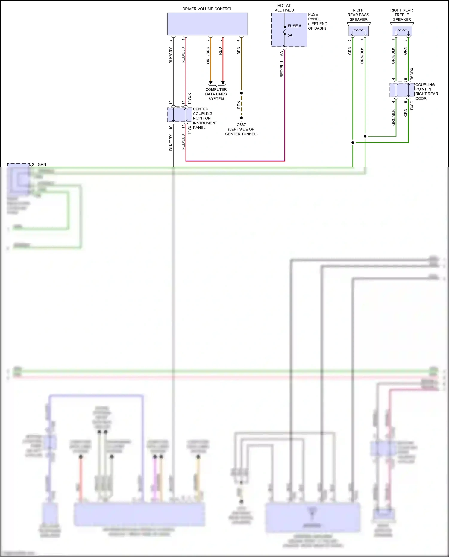 Audi S6 C8 (2019-2024) blk wiring diagram  (92 of 126)