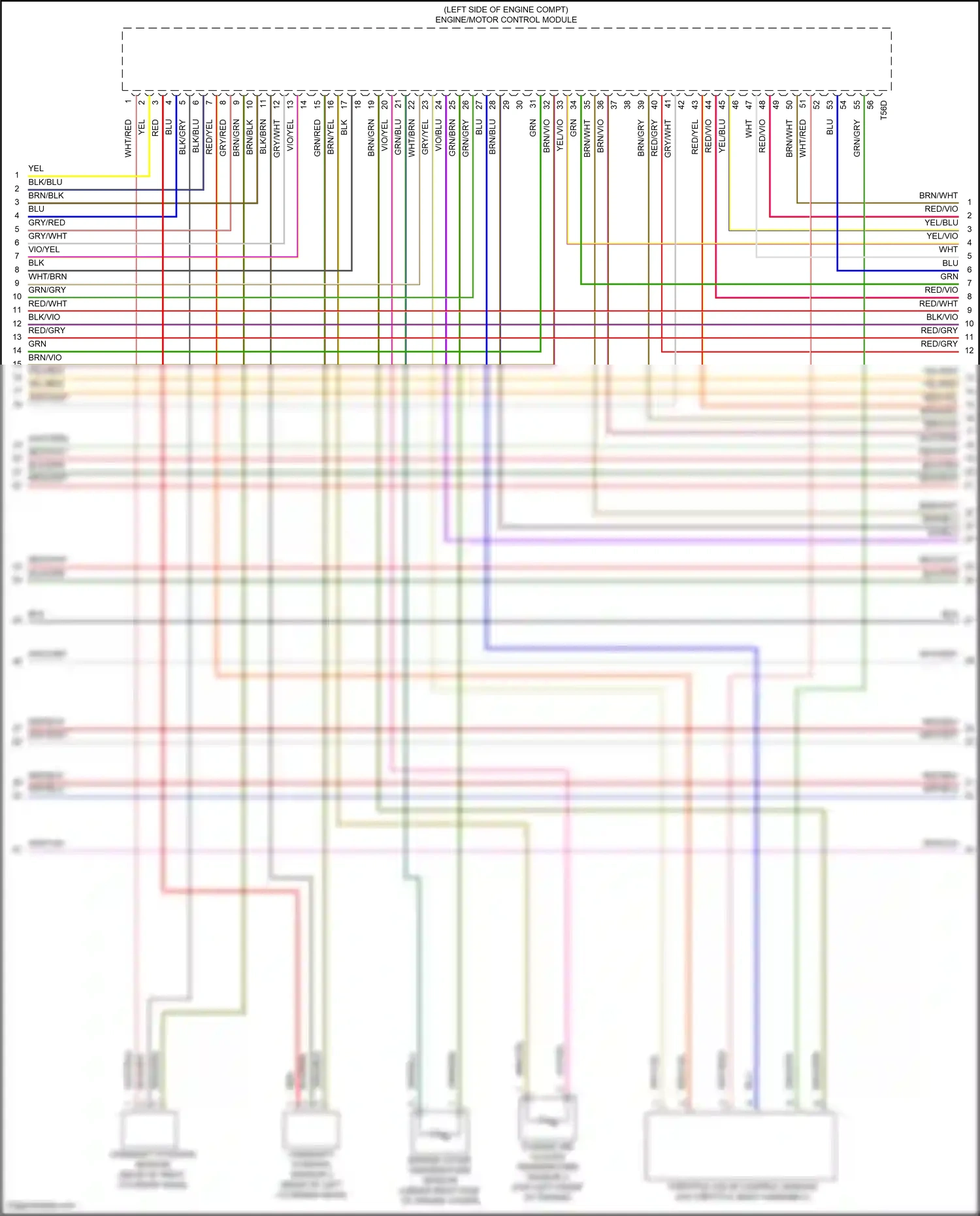 Audi S6 C8 (2019-2024) blu wiring diagram  (99 of 105)