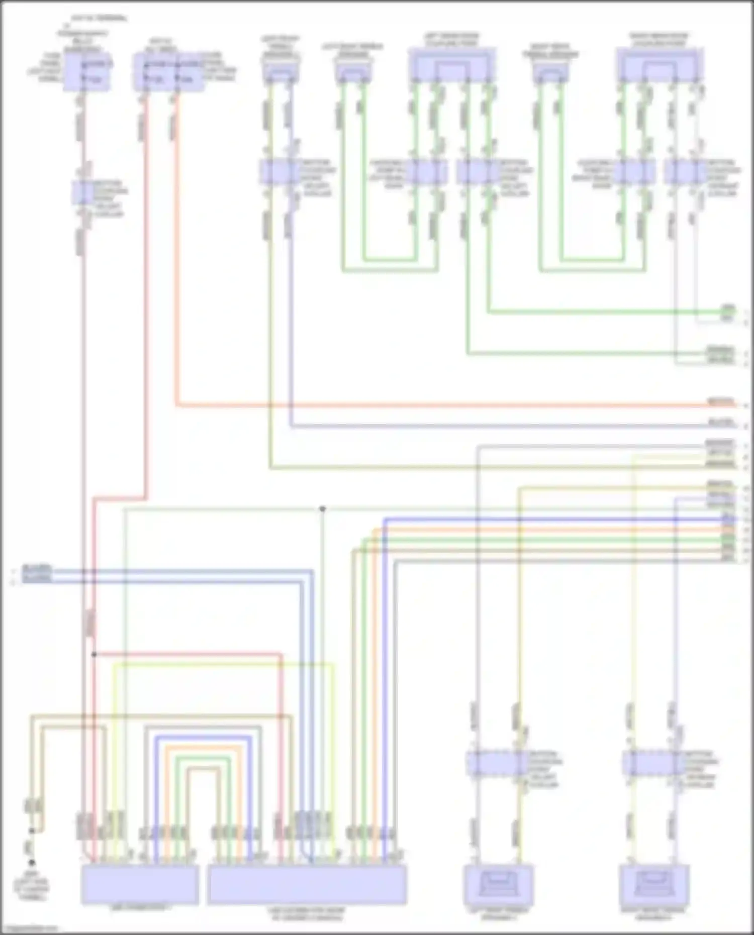 Wiring diagram bottom coupling point on right a-pillar for Audi S6 C8 (2019-2024) (26 of 33)