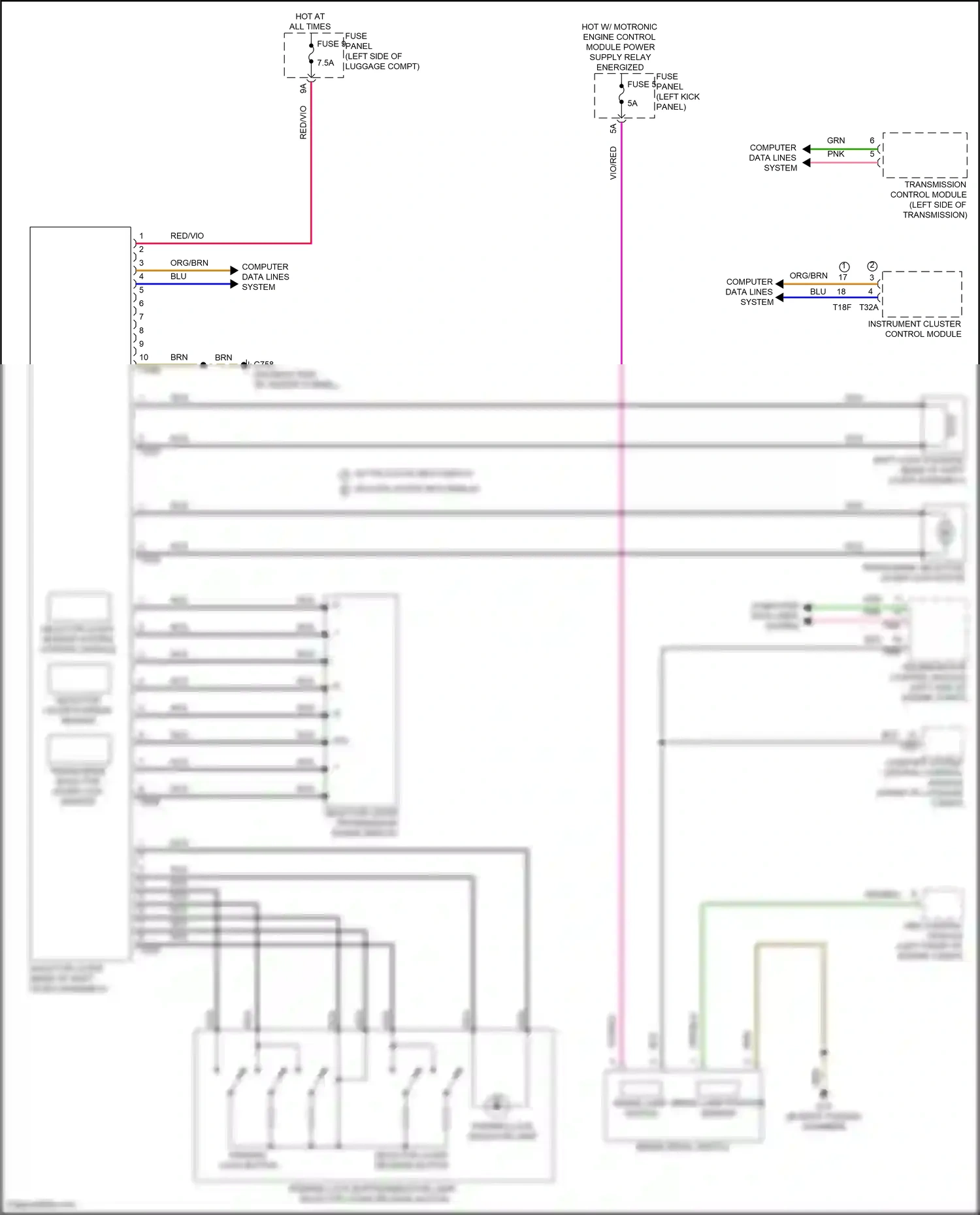 Audi S6 C8 (2019-2024) brn wiring diagram  (119 of 203)
