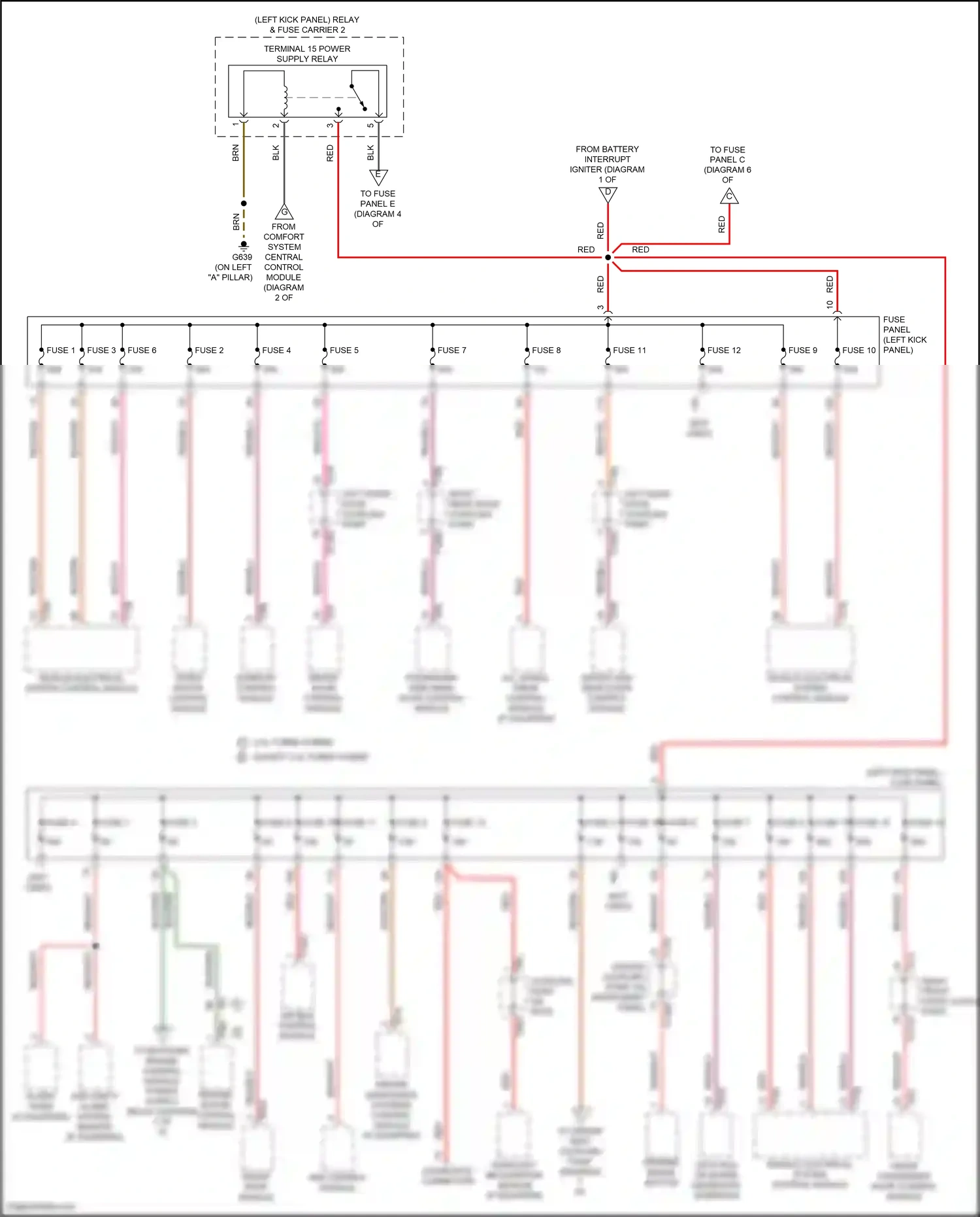 Audi S6 C8 (2019-2024) brn wiring diagram  (149 of 203)