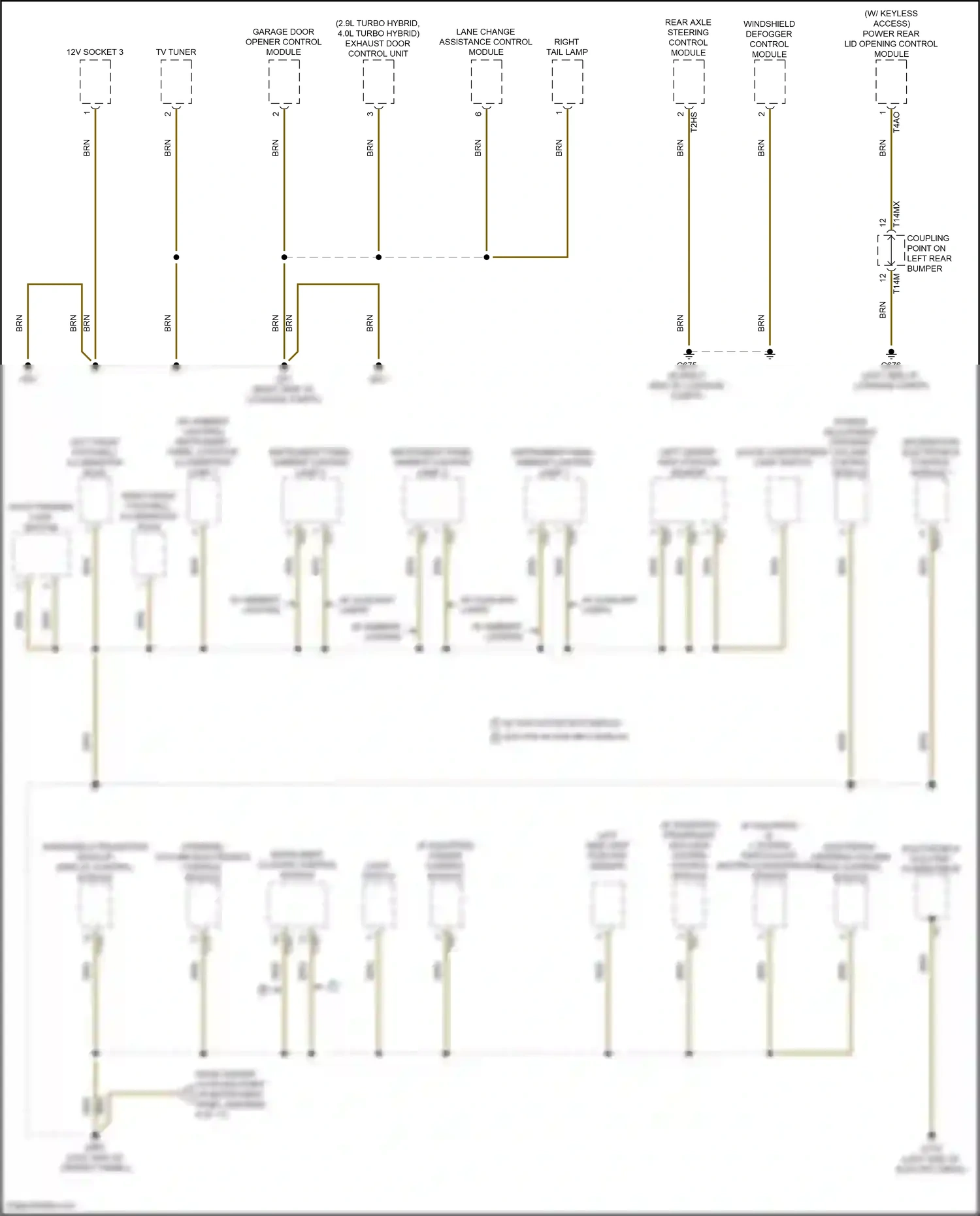 Audi S6 C8 (2019-2024) brn wiring diagram  (40 of 203)