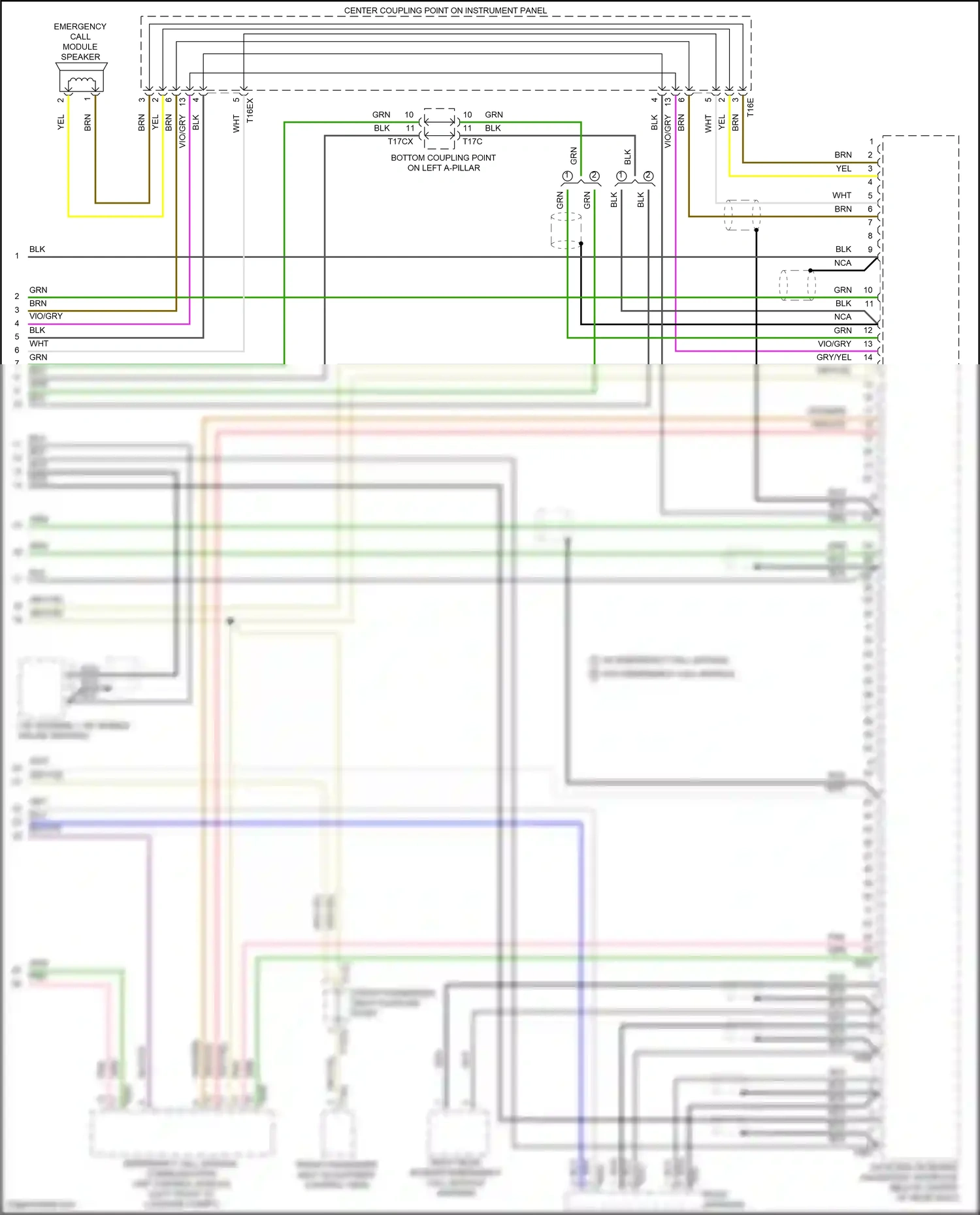 Audi S6 C8 (2019-2024) brn wiring diagram  (86 of 203)