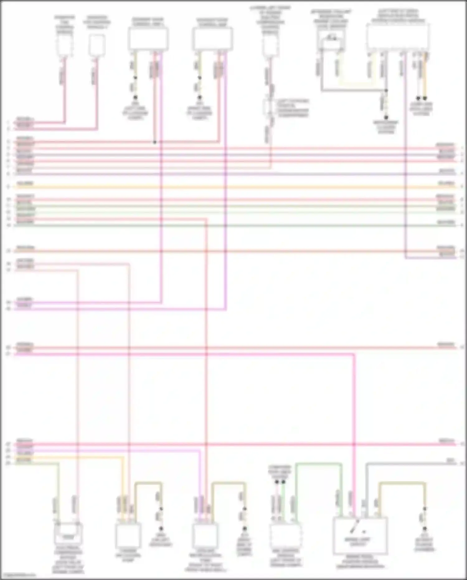 Wiring diagram brn/blu for Audi S6 C8 (2019-2024) (38 of 45)
