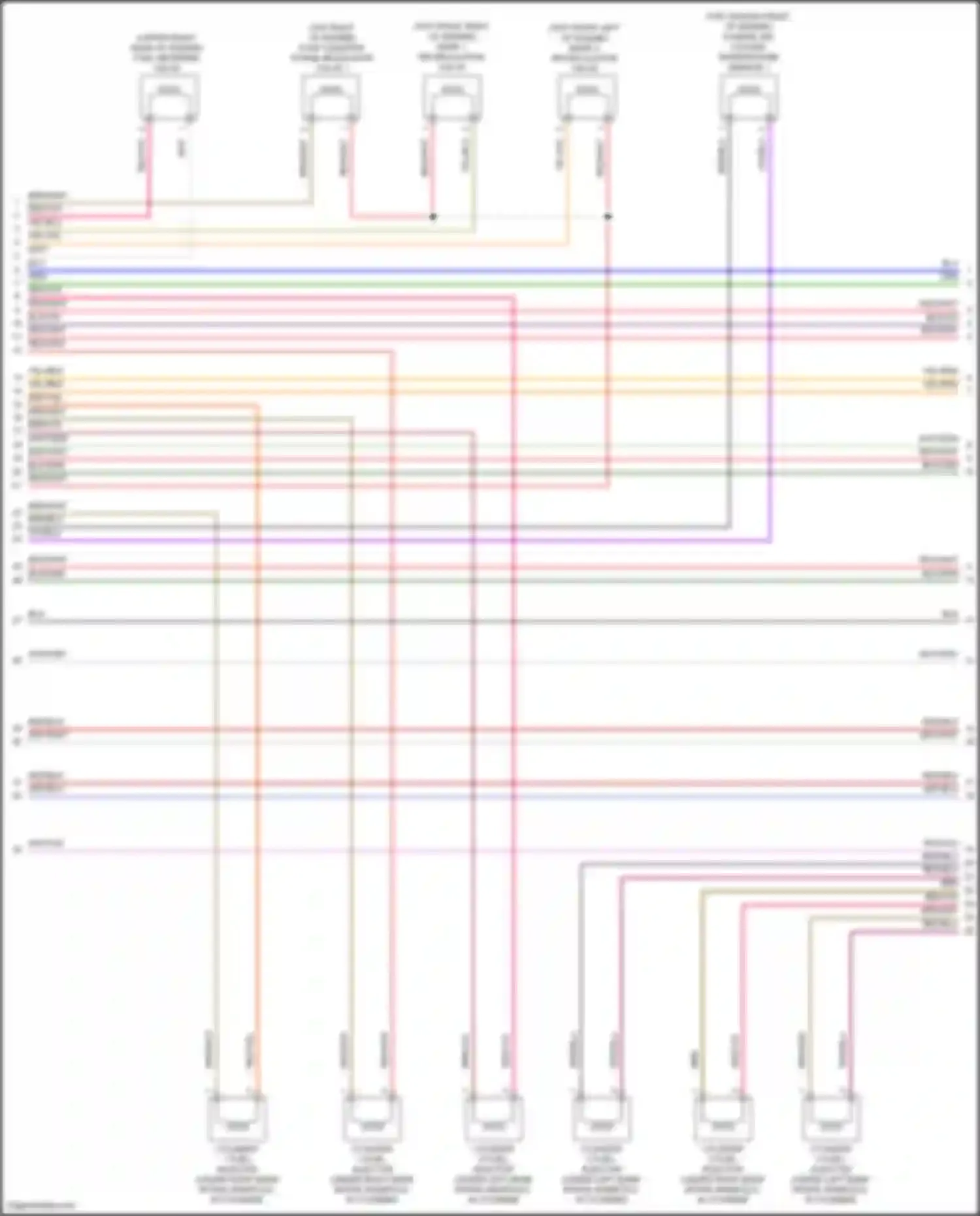 Wiring diagram brn/blu for Audi S6 C8 (2019-2024) (45 of 45)