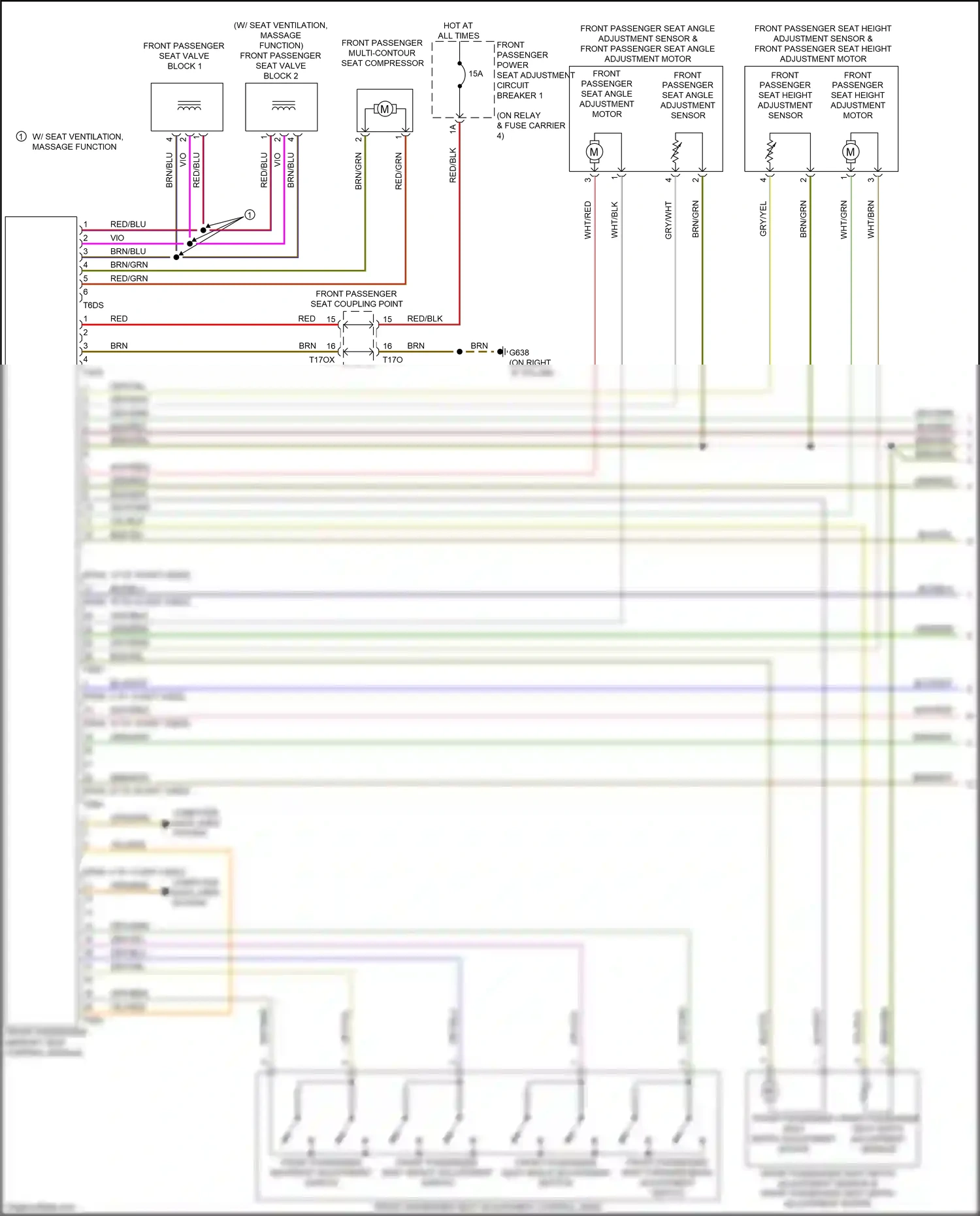 Audi S6 C8 (2019-2024) brn/grn wiring diagram  (23 of 52)