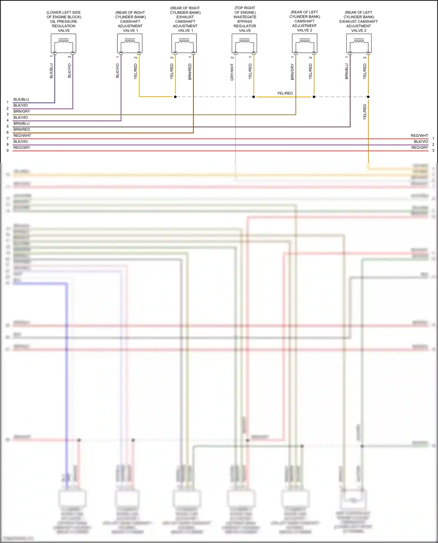 Audi S6 C8 (2019-2024) brn/gry wiring diagram  (13 of 15)
