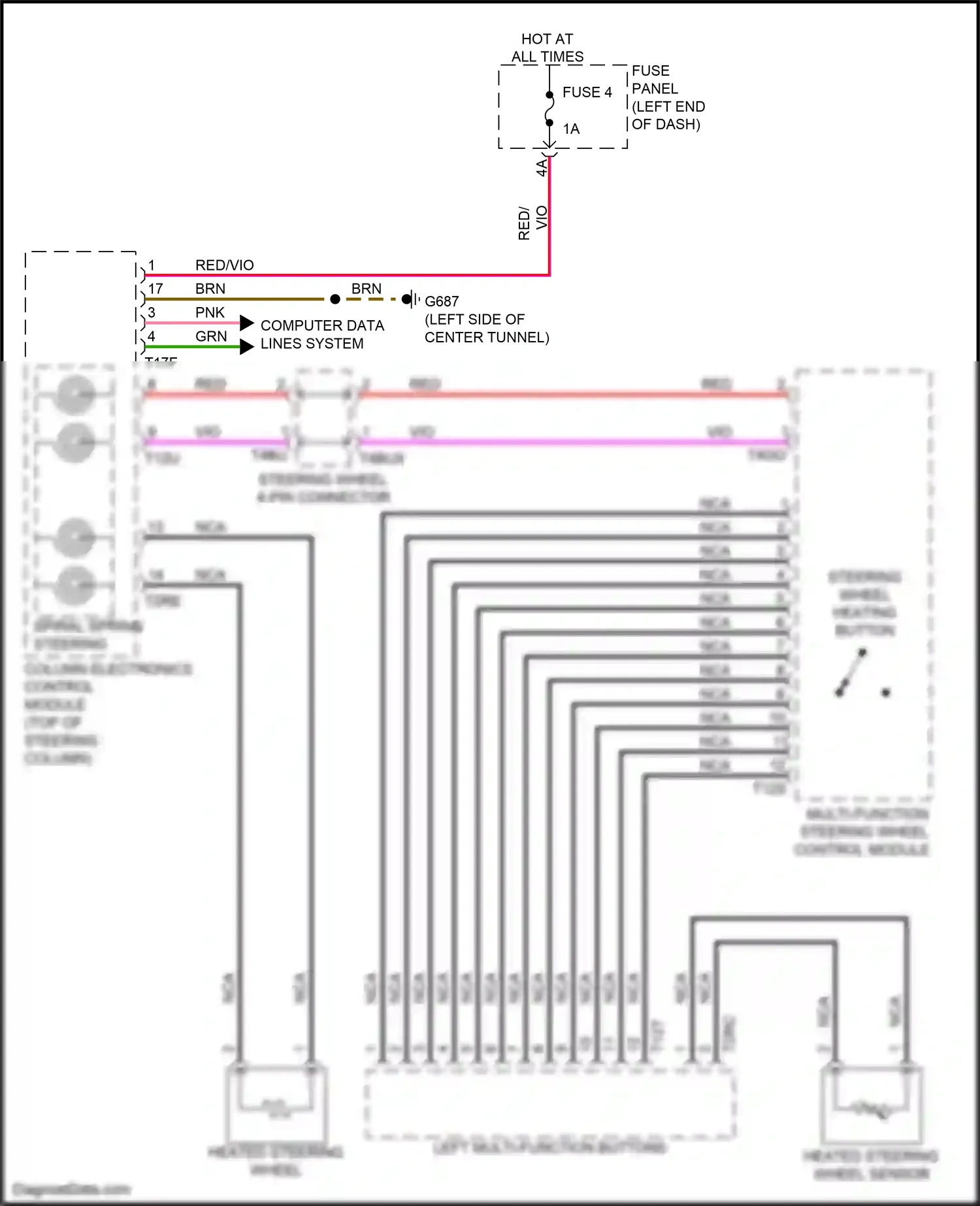 Audi S6 C8 (2019-2024) computer data lines system wiring diagram  (16 of 154)