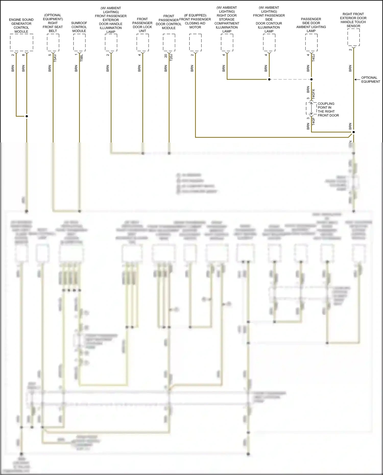 Audi S6 C8 (2019-2024) engine sound generator control module wiring diagram  (3 of 3)