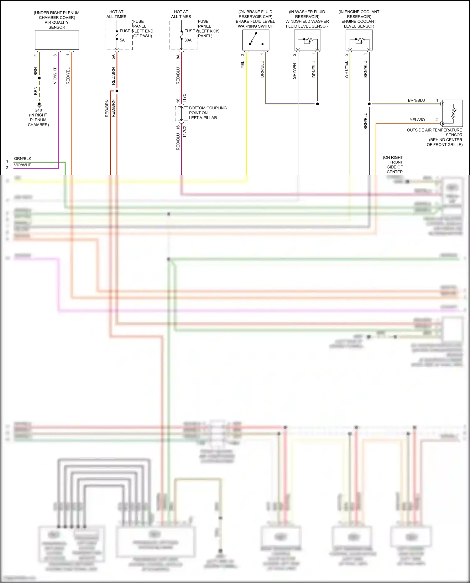 Audi S6 C8 (2019-2024) fragrance diffuser system control module wiring diagram  (1 of 6)