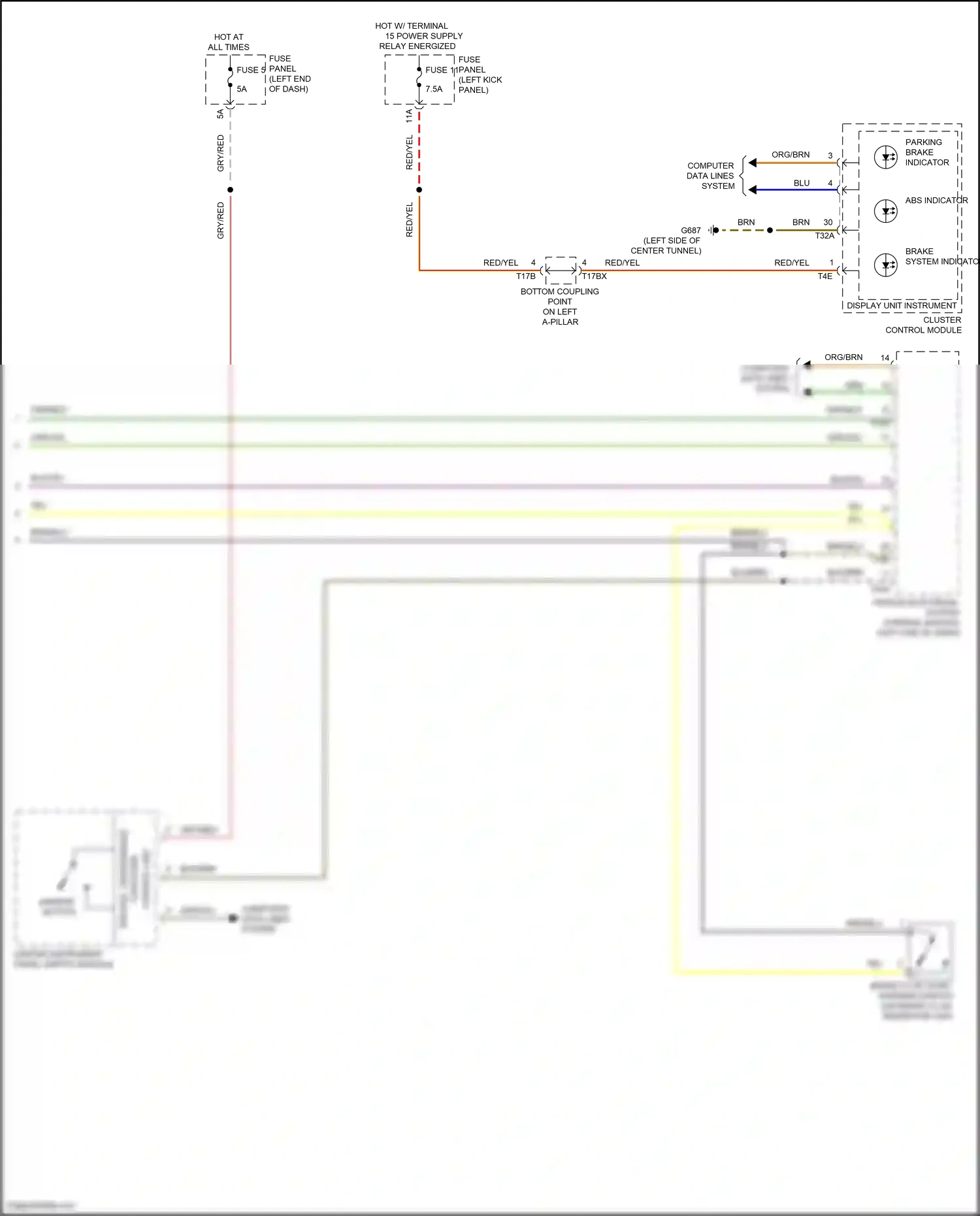 Audi S6 C8 (2019-2024) fuse 11 wiring diagram  (22 of 27)